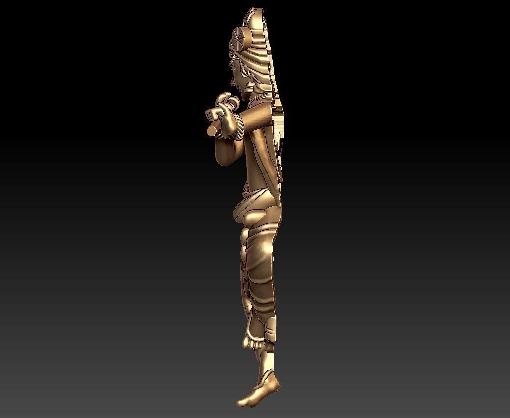 KRISHNA PENDENT 3D print model_3
