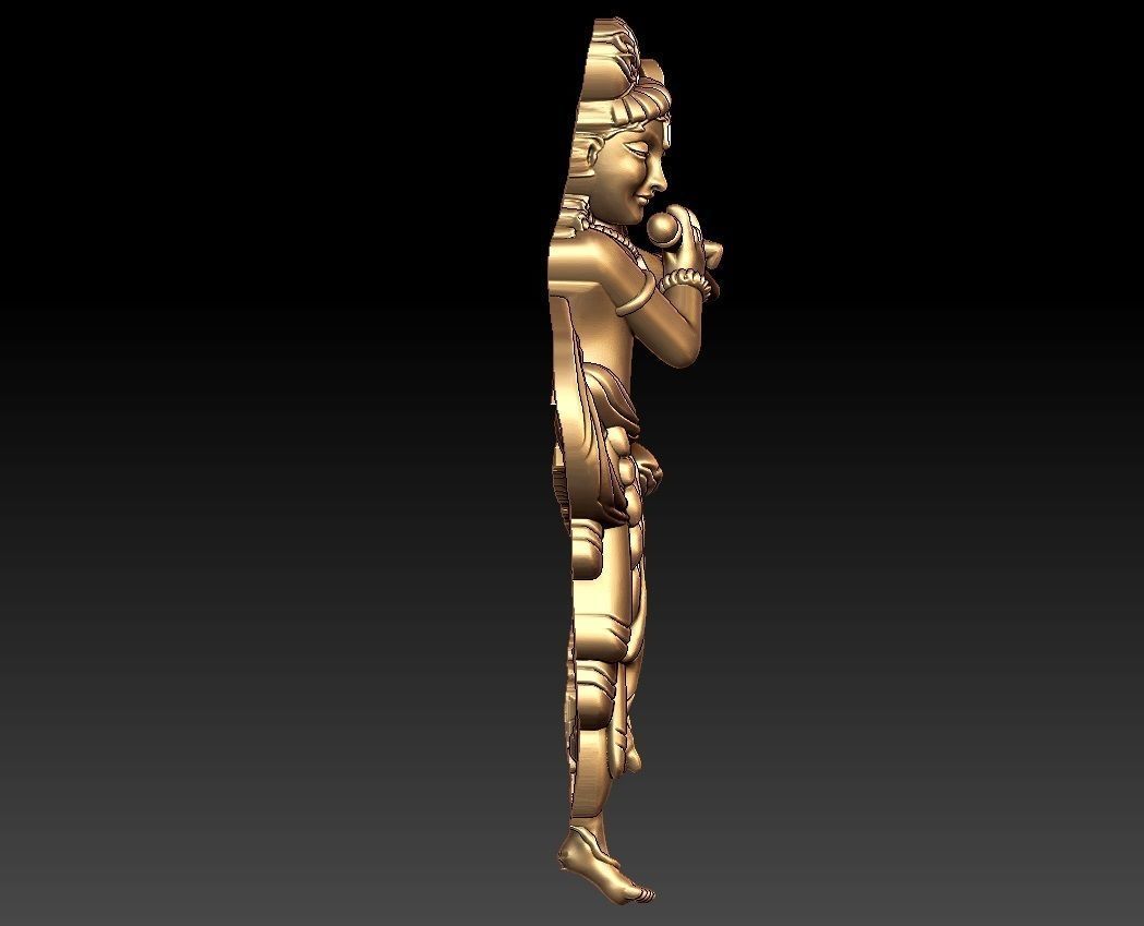 KRISHNA PENDENT 3D print model_5