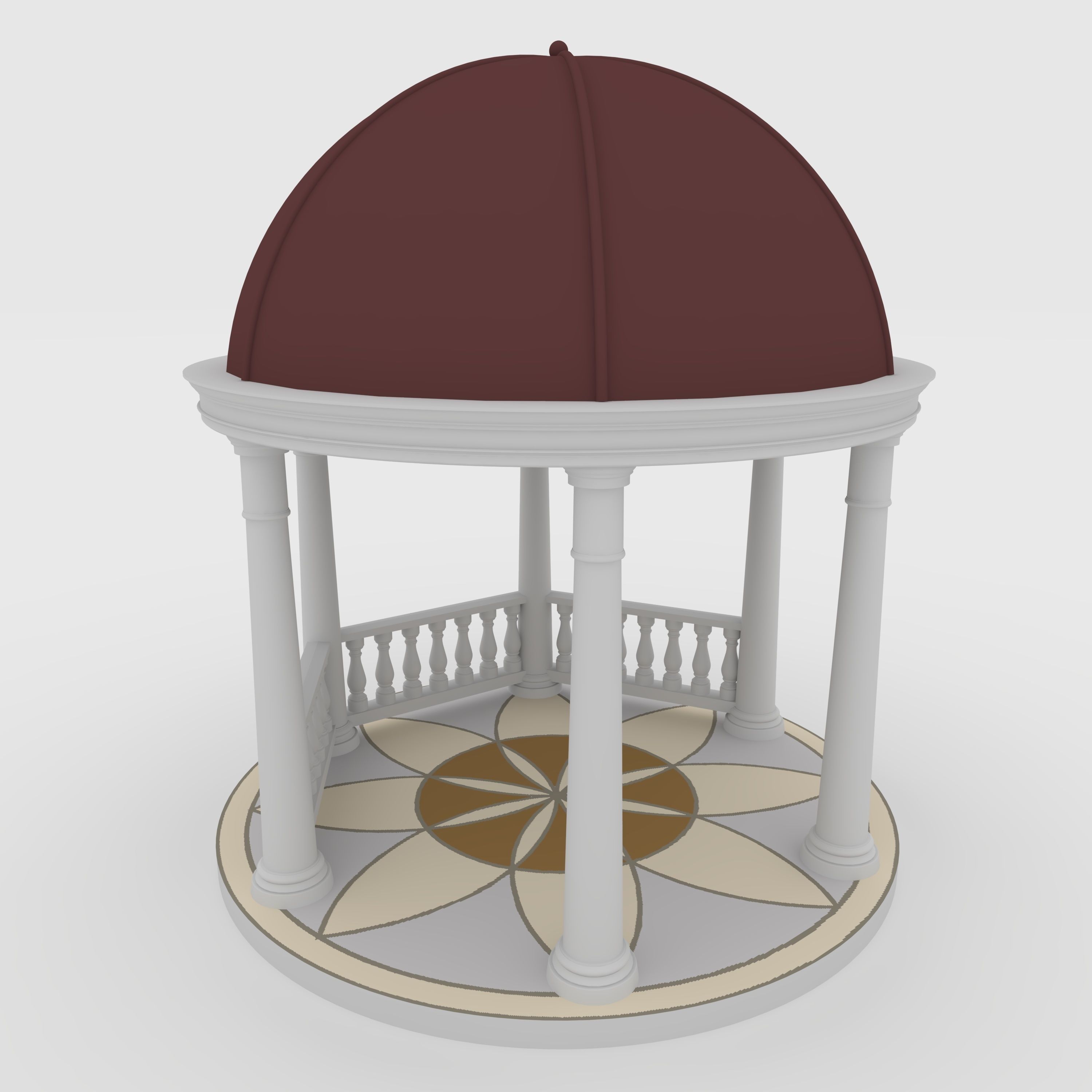 Classic Gazebo 1 3D model_10