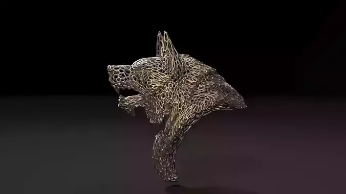 Werewolf bust