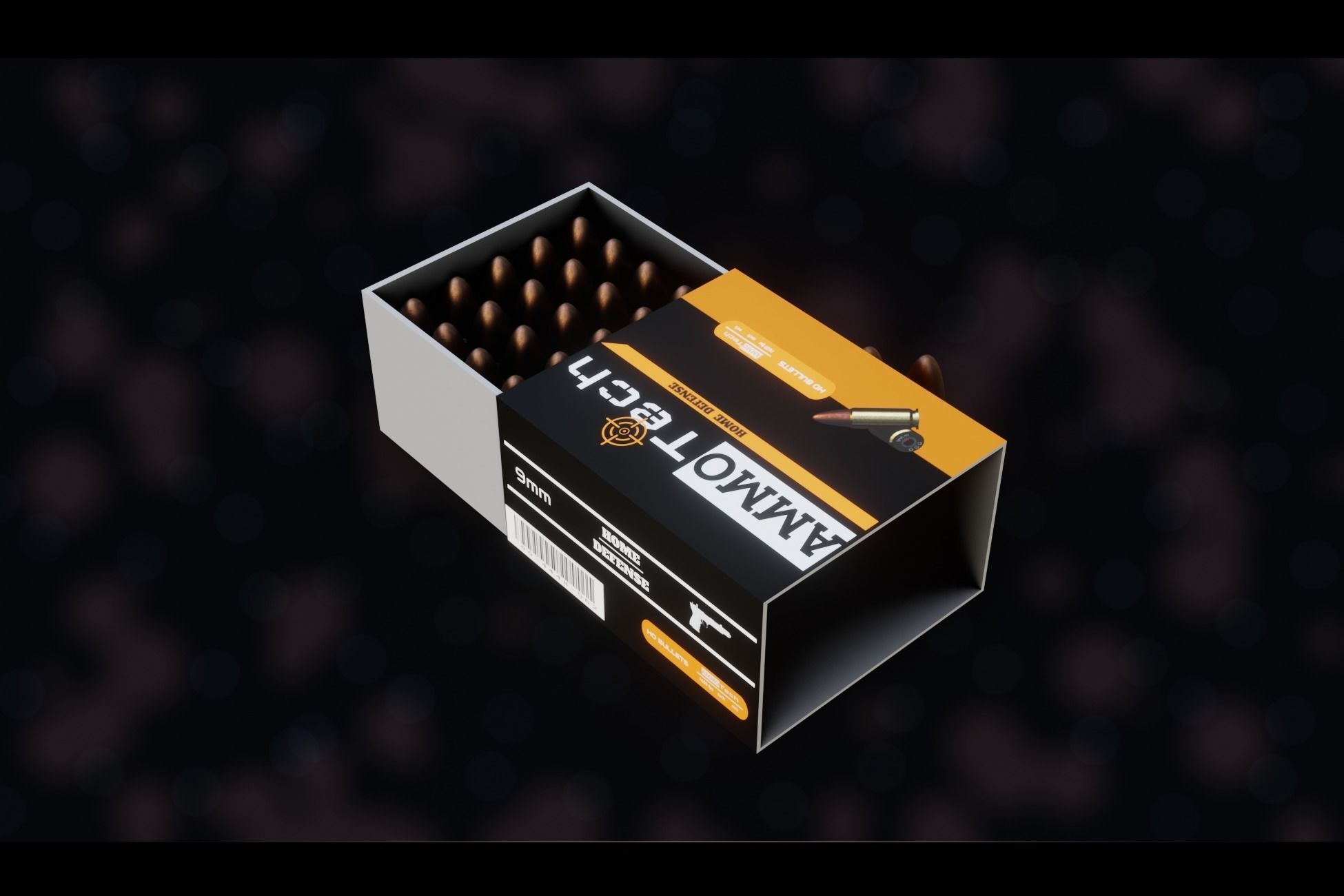 NZ 9mm Ammo Free low-poly 3D model_11