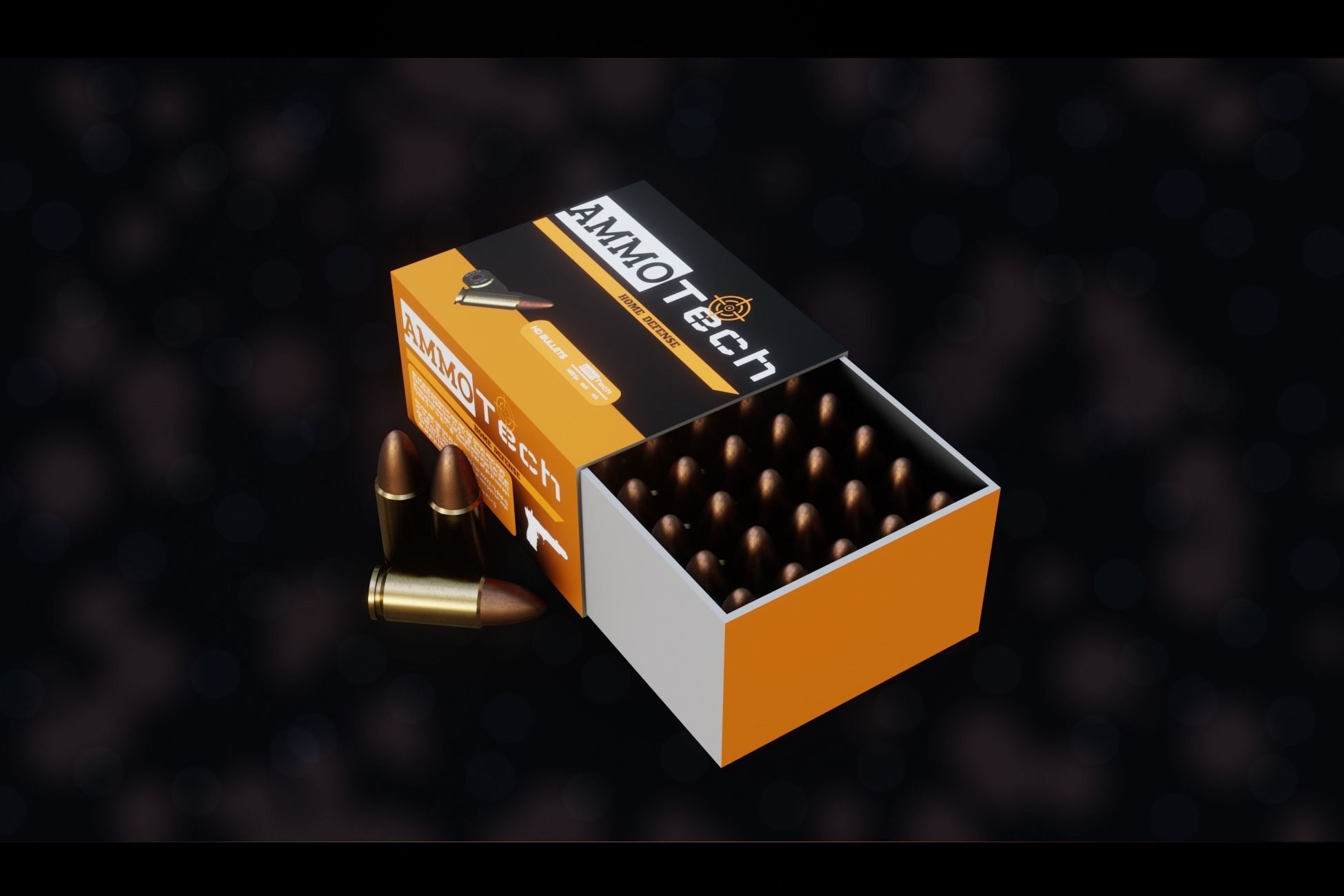 NZ 9mm Ammo Free low-poly 3D model_17
