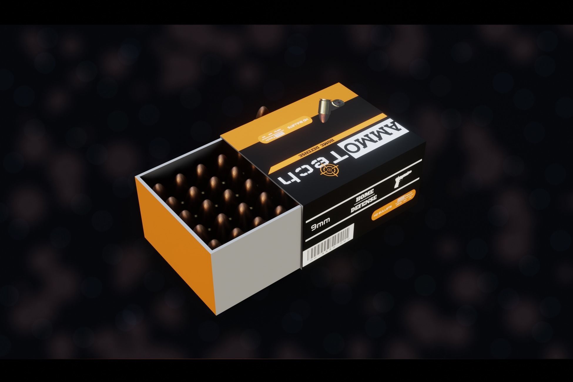 NZ 9mm Ammo Free low-poly 3D model_14