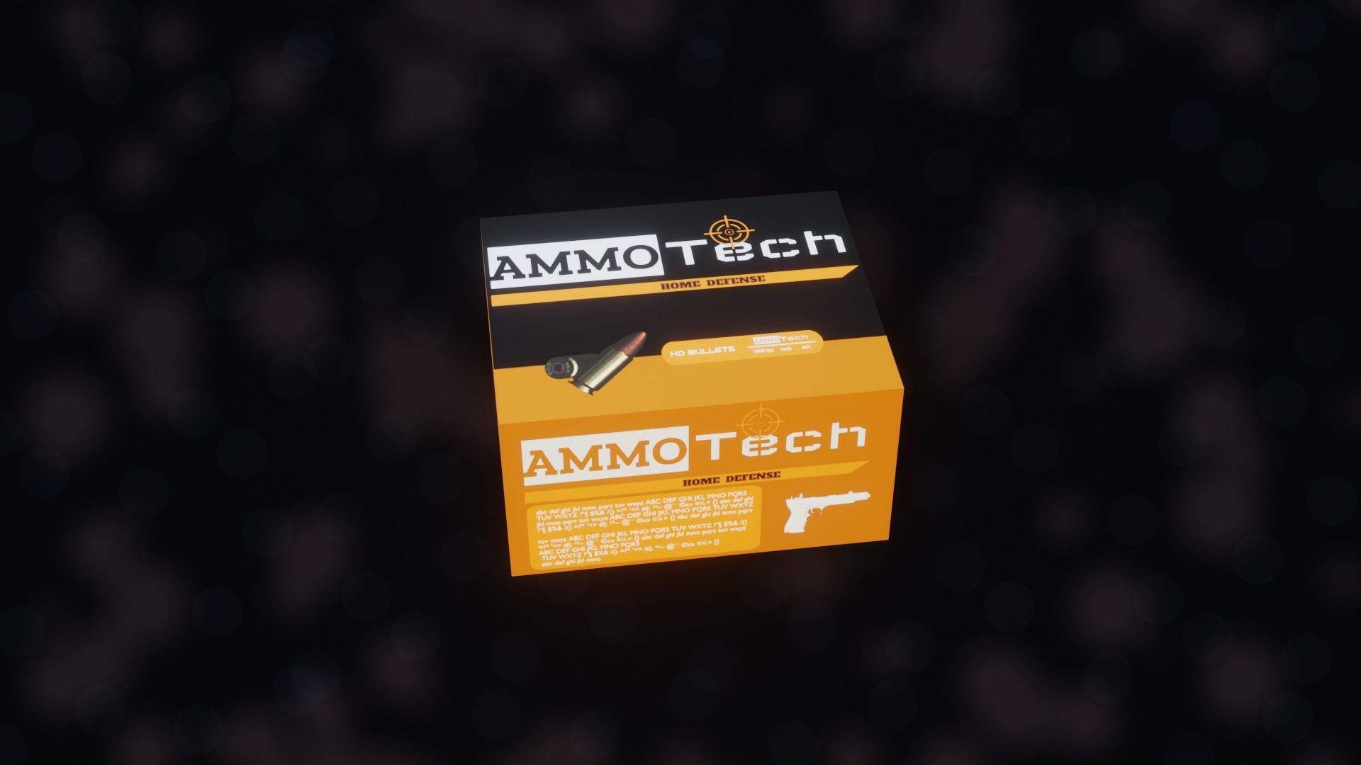 NZ 9mm Ammo Free low-poly 3D model_33