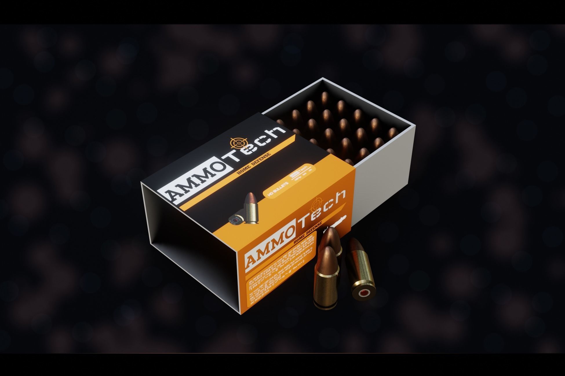 NZ 9mm Ammo Free low-poly 3D model_8