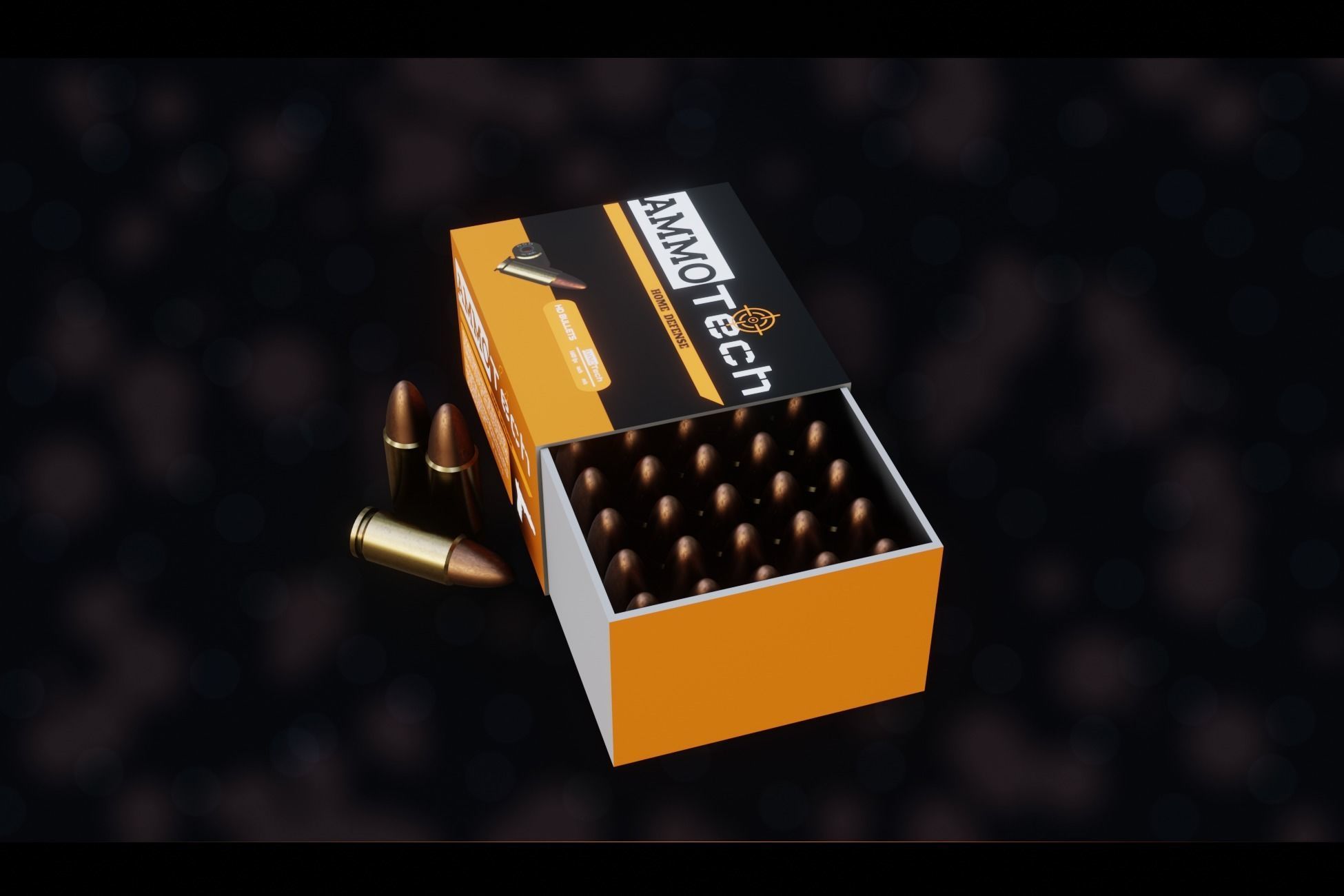 NZ 9mm Ammo Free low-poly 3D model_27