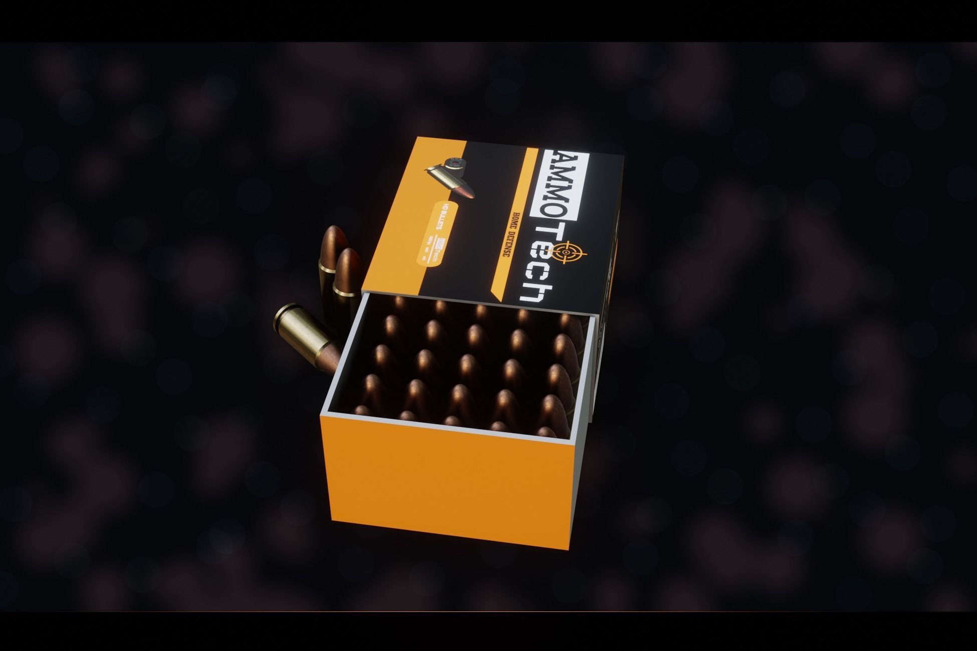 NZ 9mm Ammo Free low-poly 3D model_15