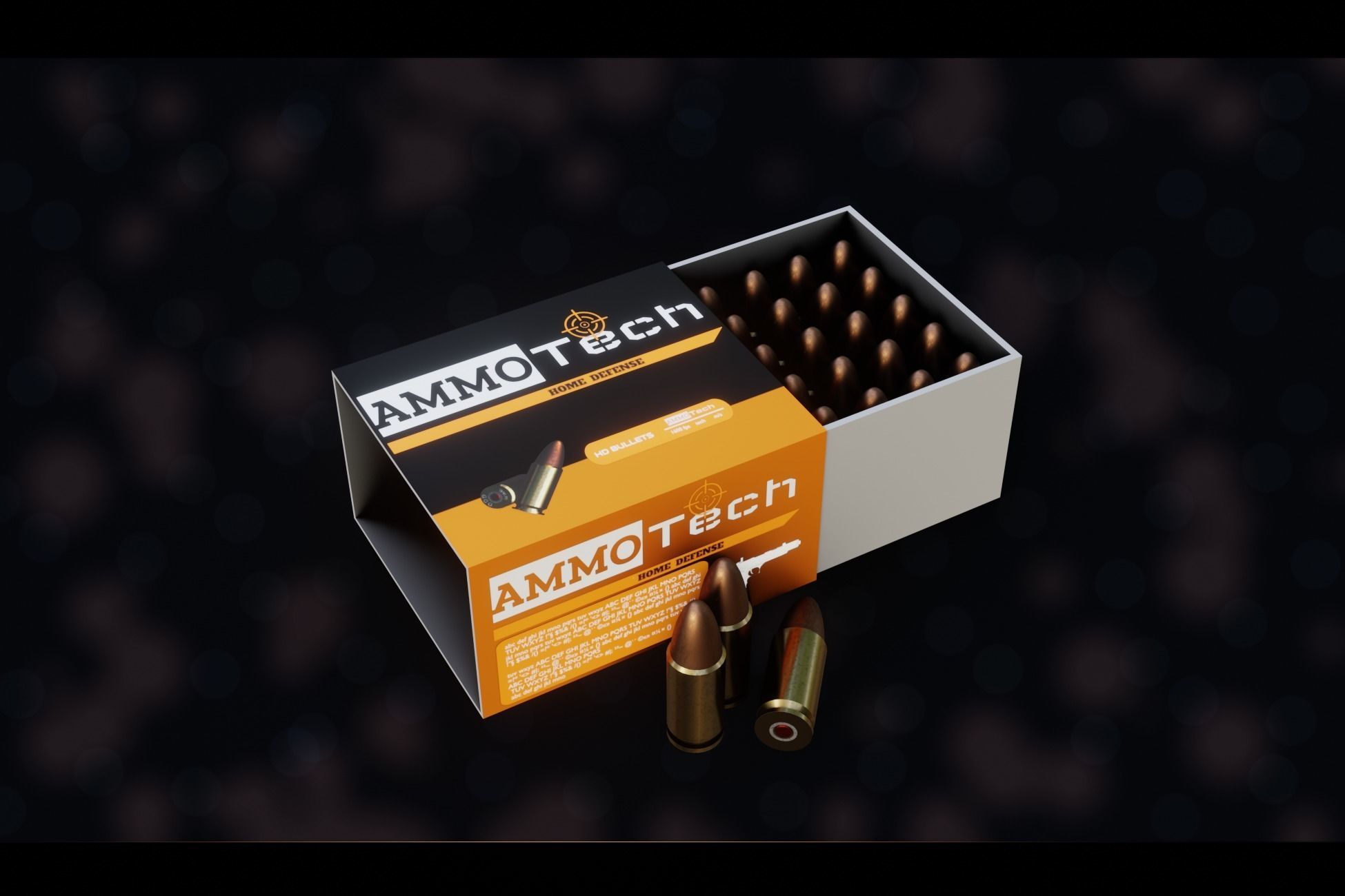 NZ 9mm Ammo Free low-poly 3D model_20