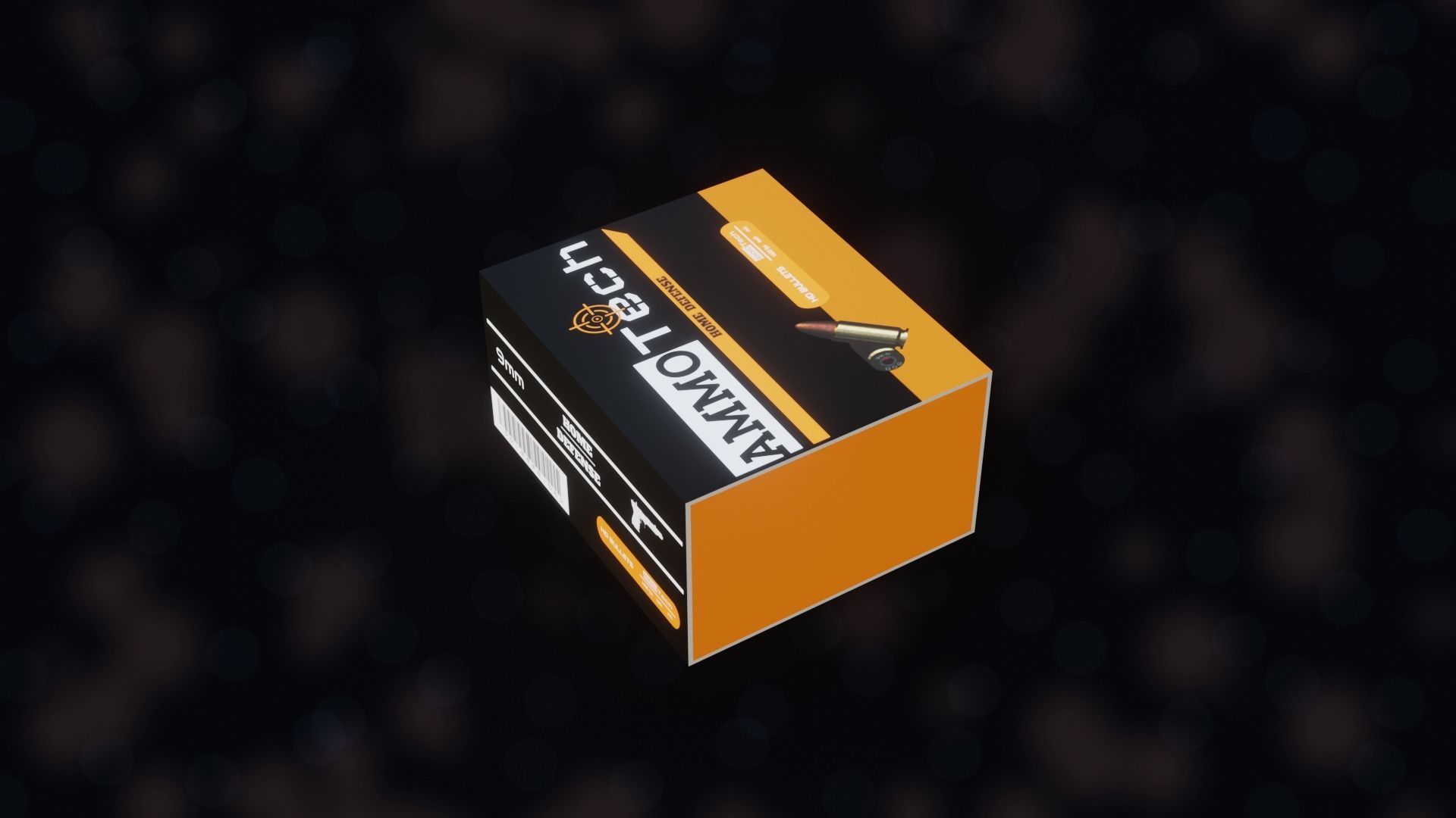 NZ 9mm Ammo Free low-poly 3D model_34