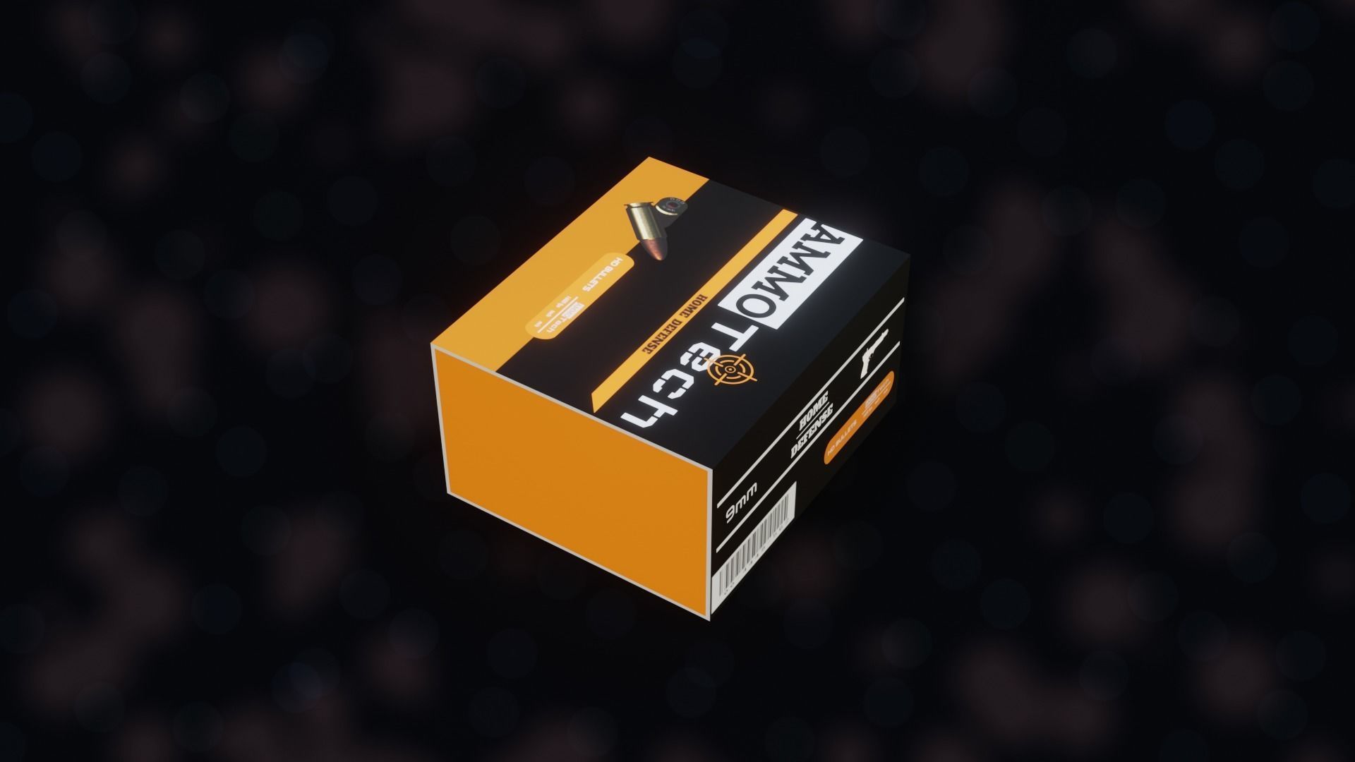 NZ 9mm Ammo Free low-poly 3D model_40