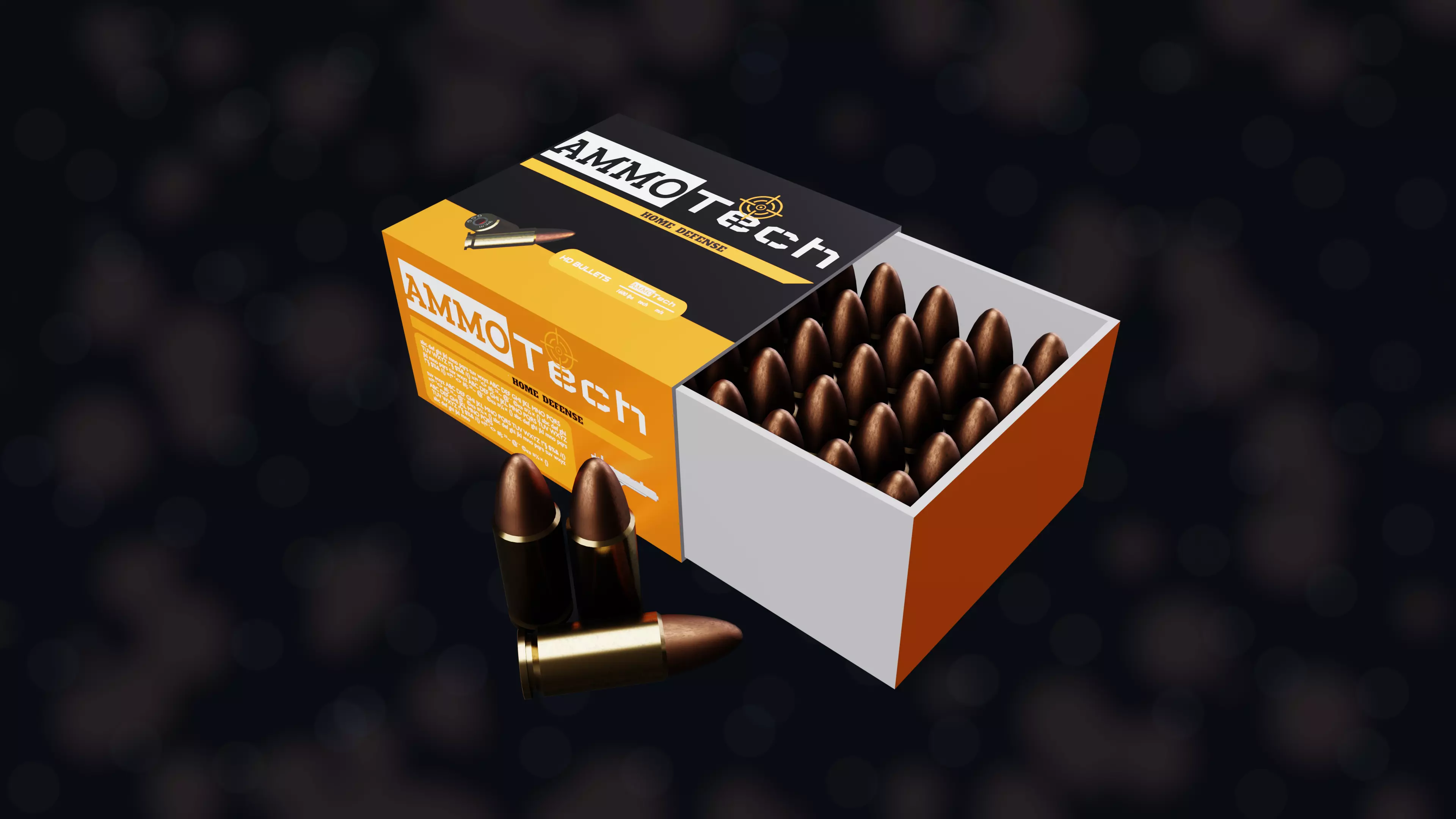 NZ 9mm Ammo Free low-poly 3D model_0