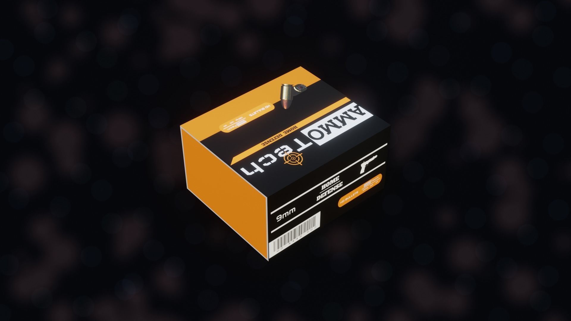 NZ 9mm Ammo Free low-poly 3D model_49