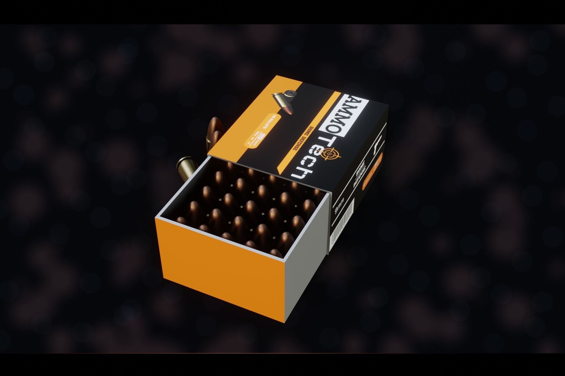 NZ 9mm Ammo Free low-poly 3D model_26