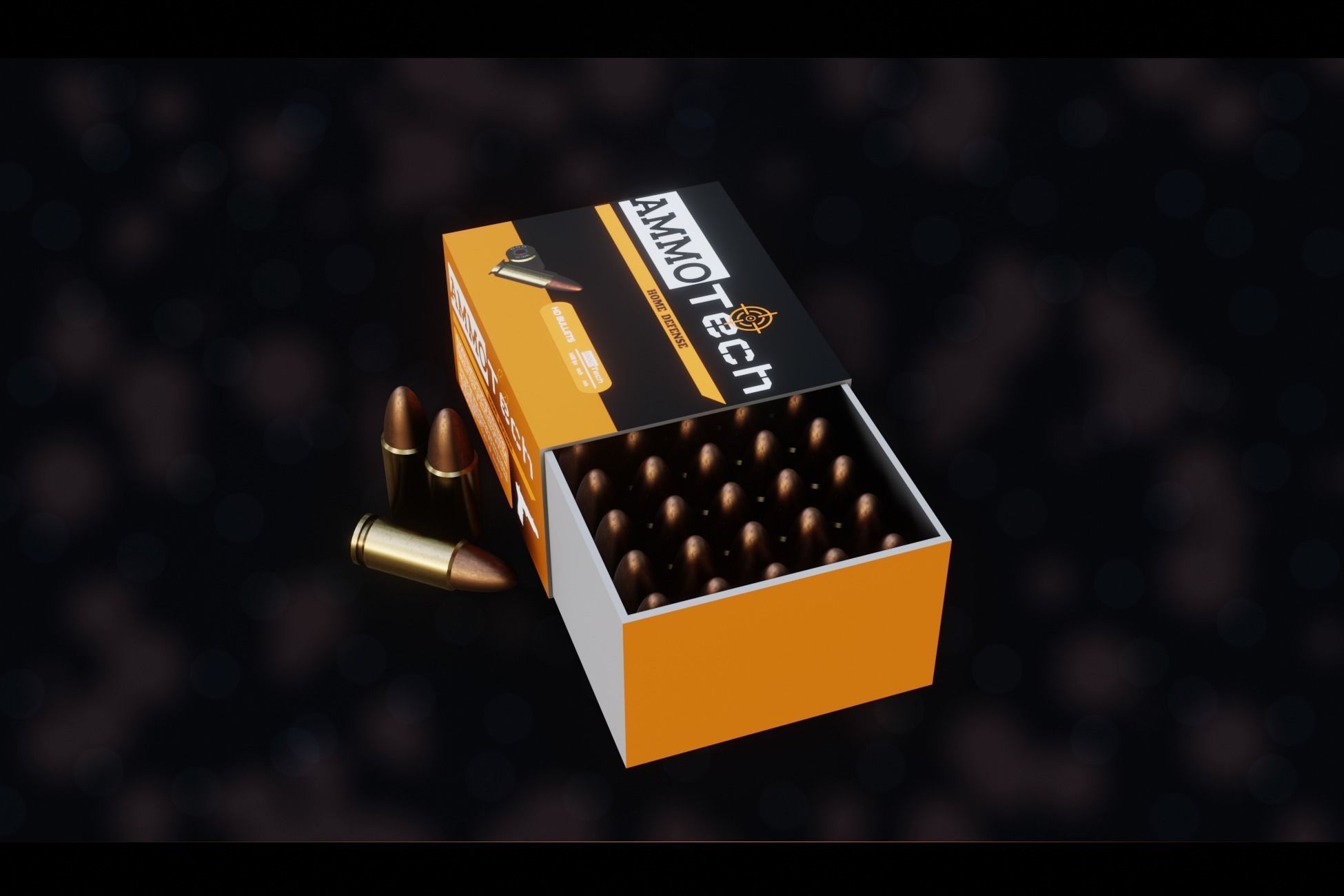 NZ 9mm Ammo Free low-poly 3D model_16