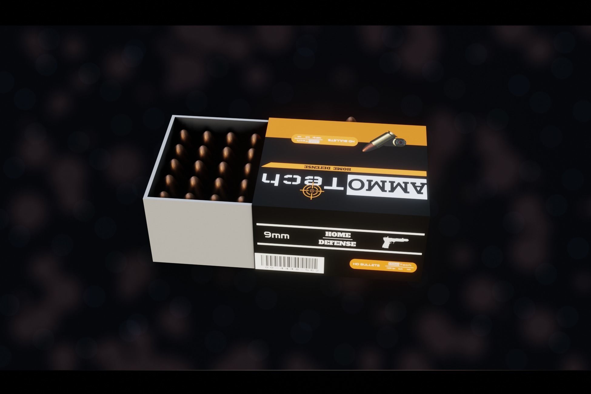 NZ 9mm Ammo Free low-poly 3D model_13