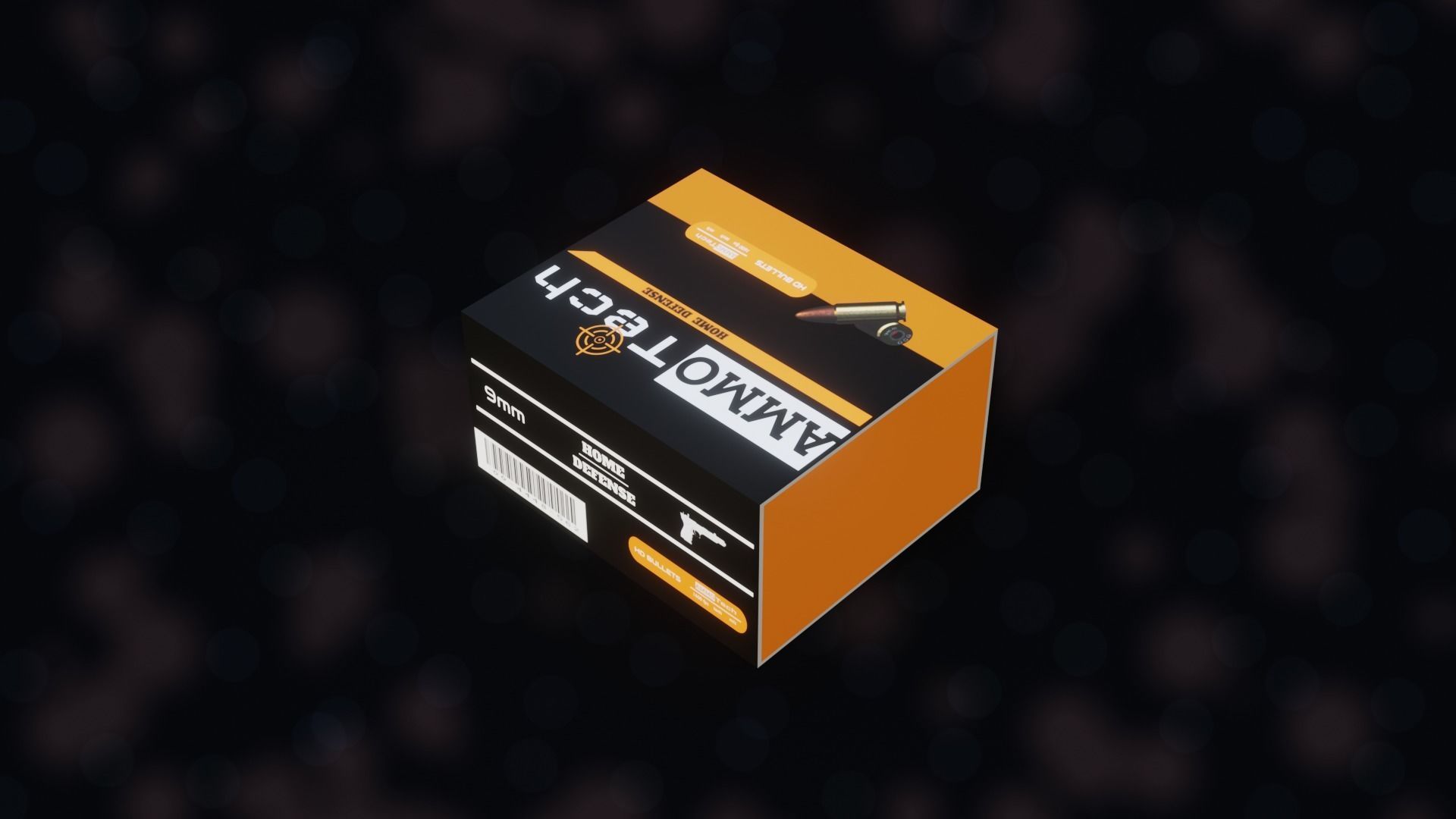NZ 9mm Ammo Free low-poly 3D model_31