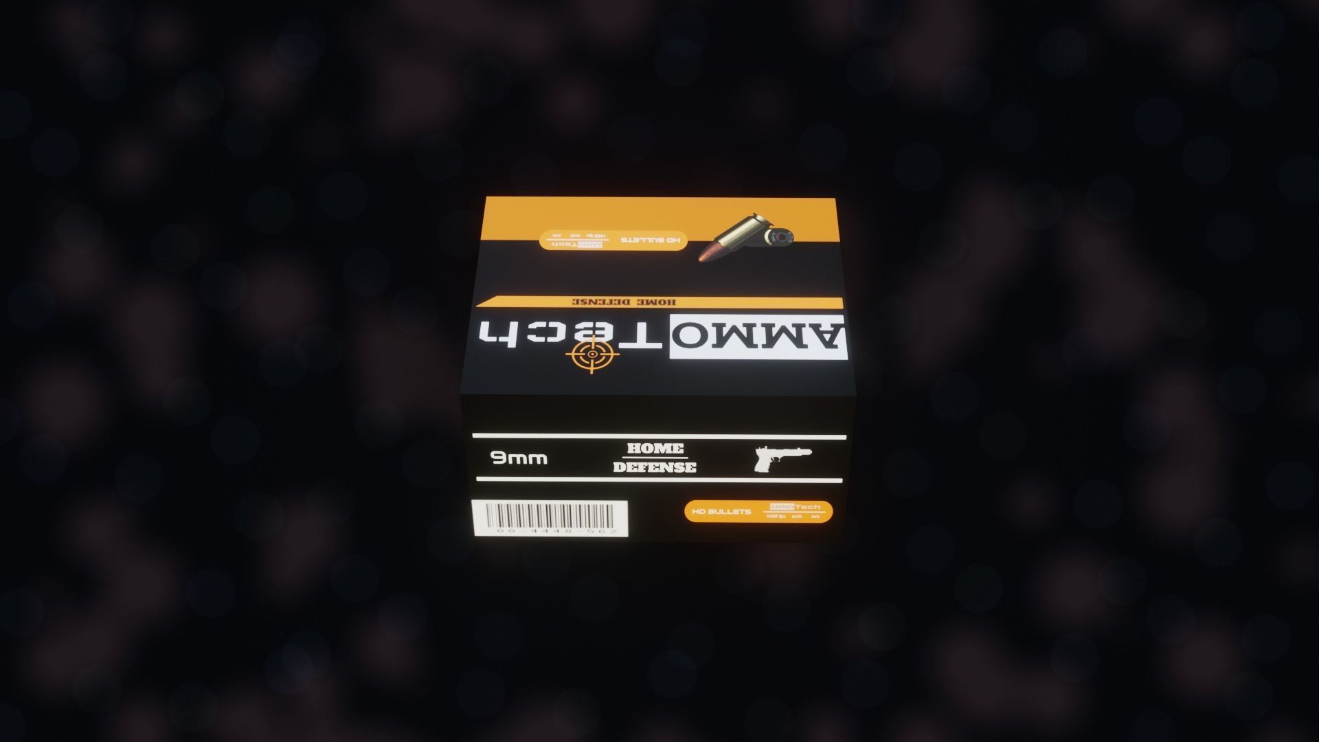 NZ 9mm Ammo Free low-poly 3D model_35