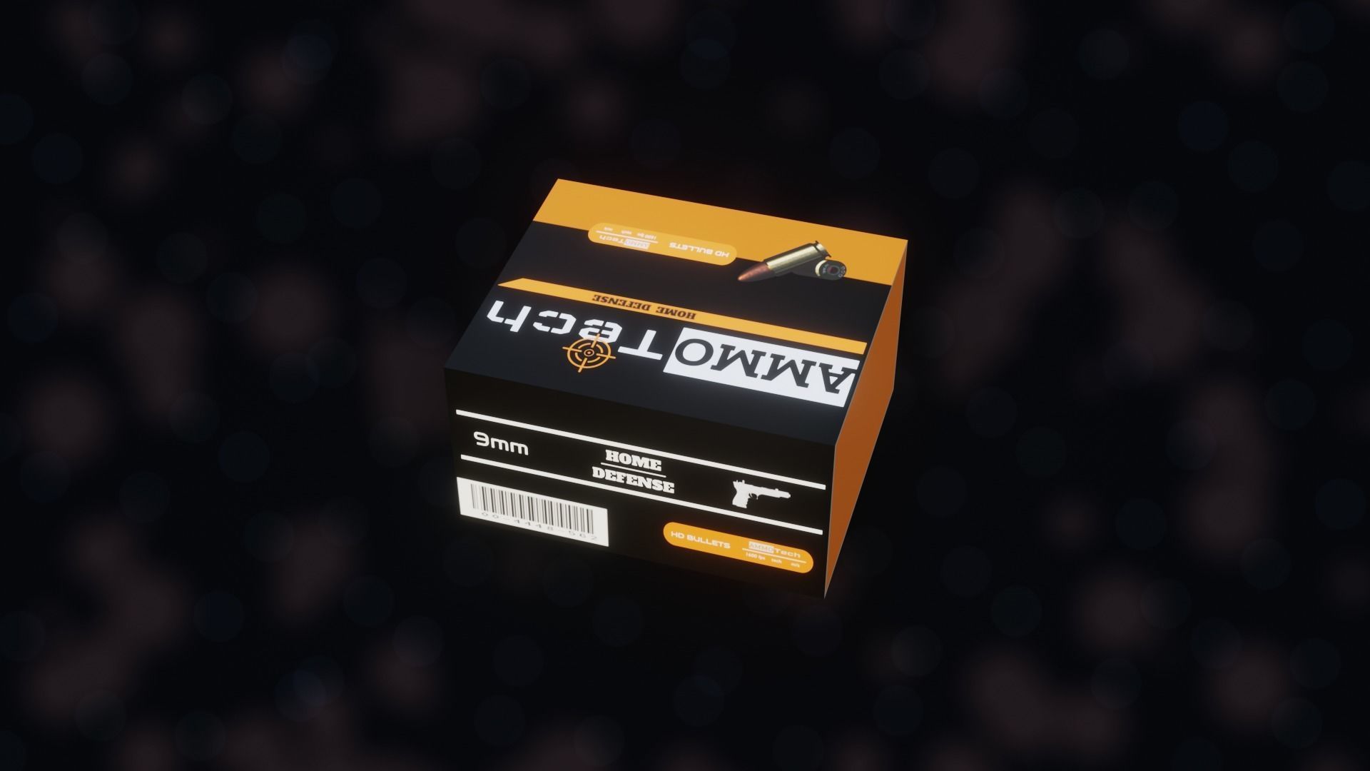 NZ 9mm Ammo Free low-poly 3D model_47