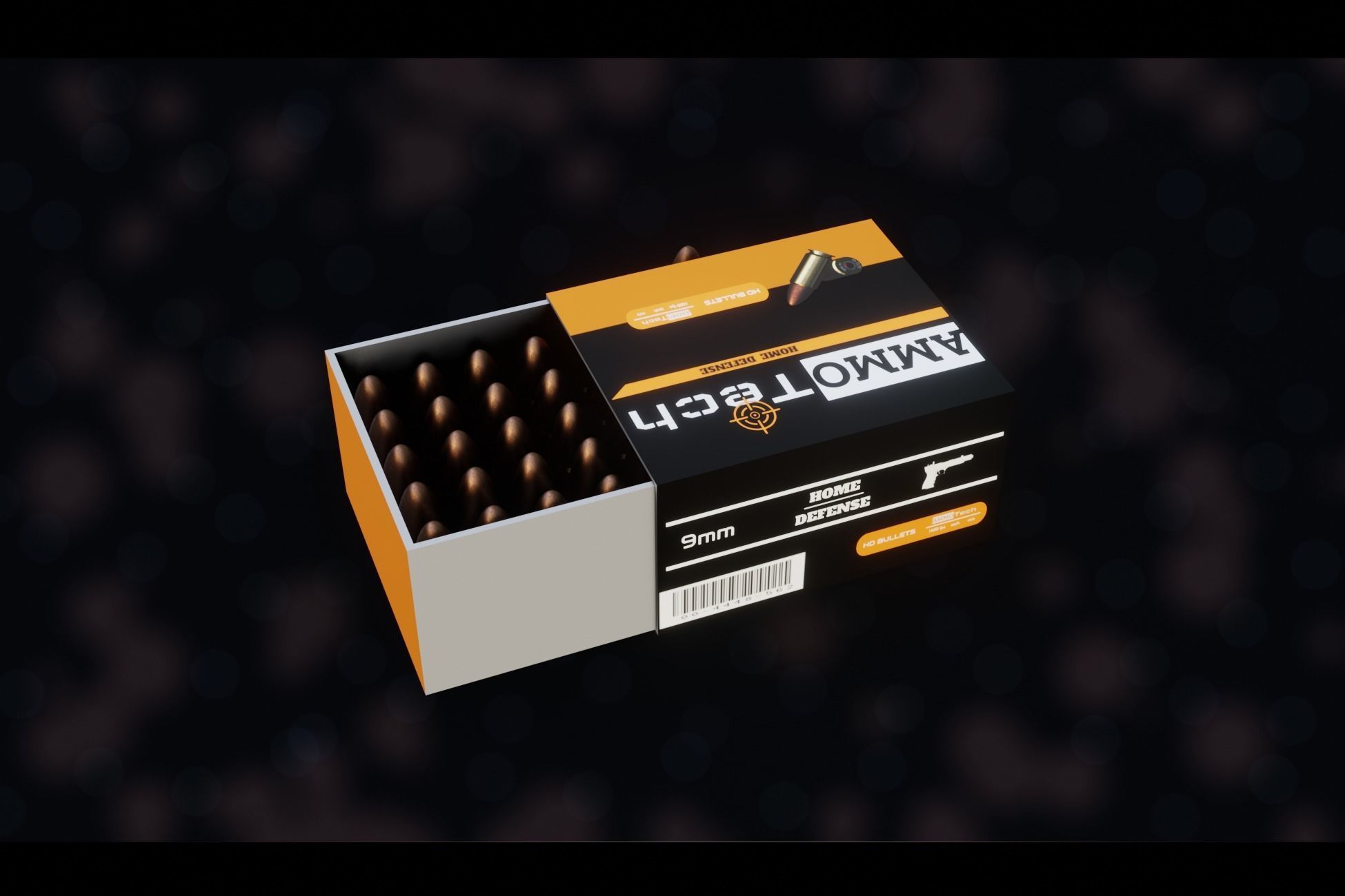 NZ 9mm Ammo Free low-poly 3D model_24