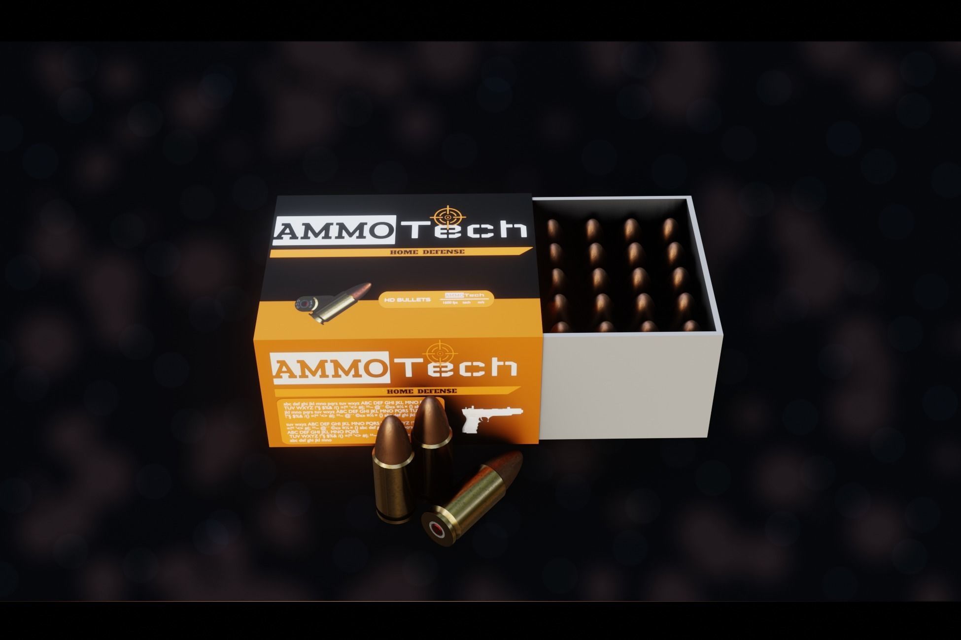 NZ 9mm Ammo Free low-poly 3D model_19