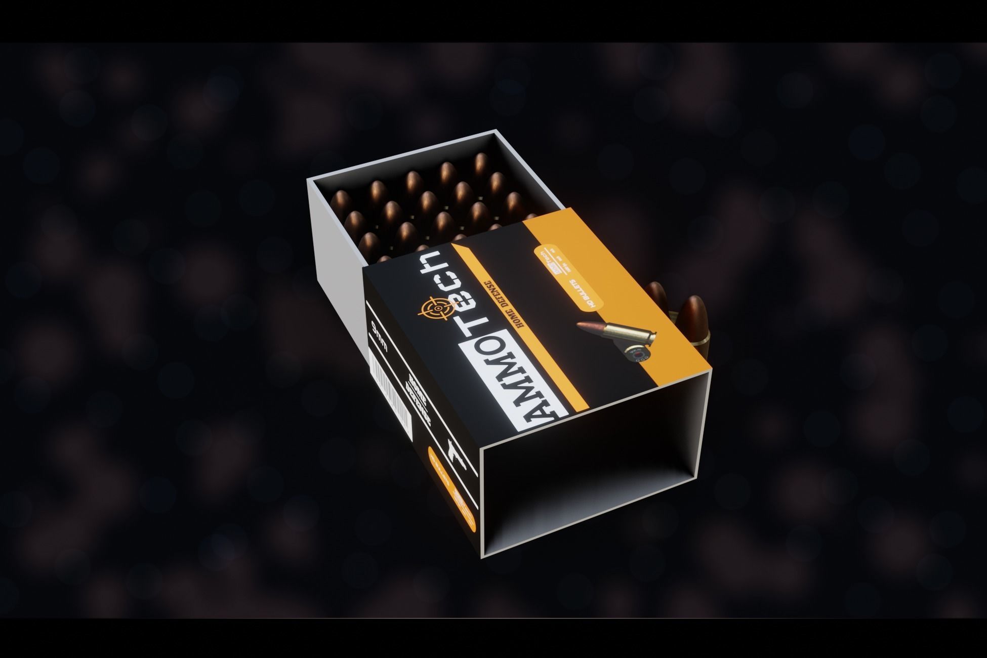 NZ 9mm Ammo Free low-poly 3D model_22