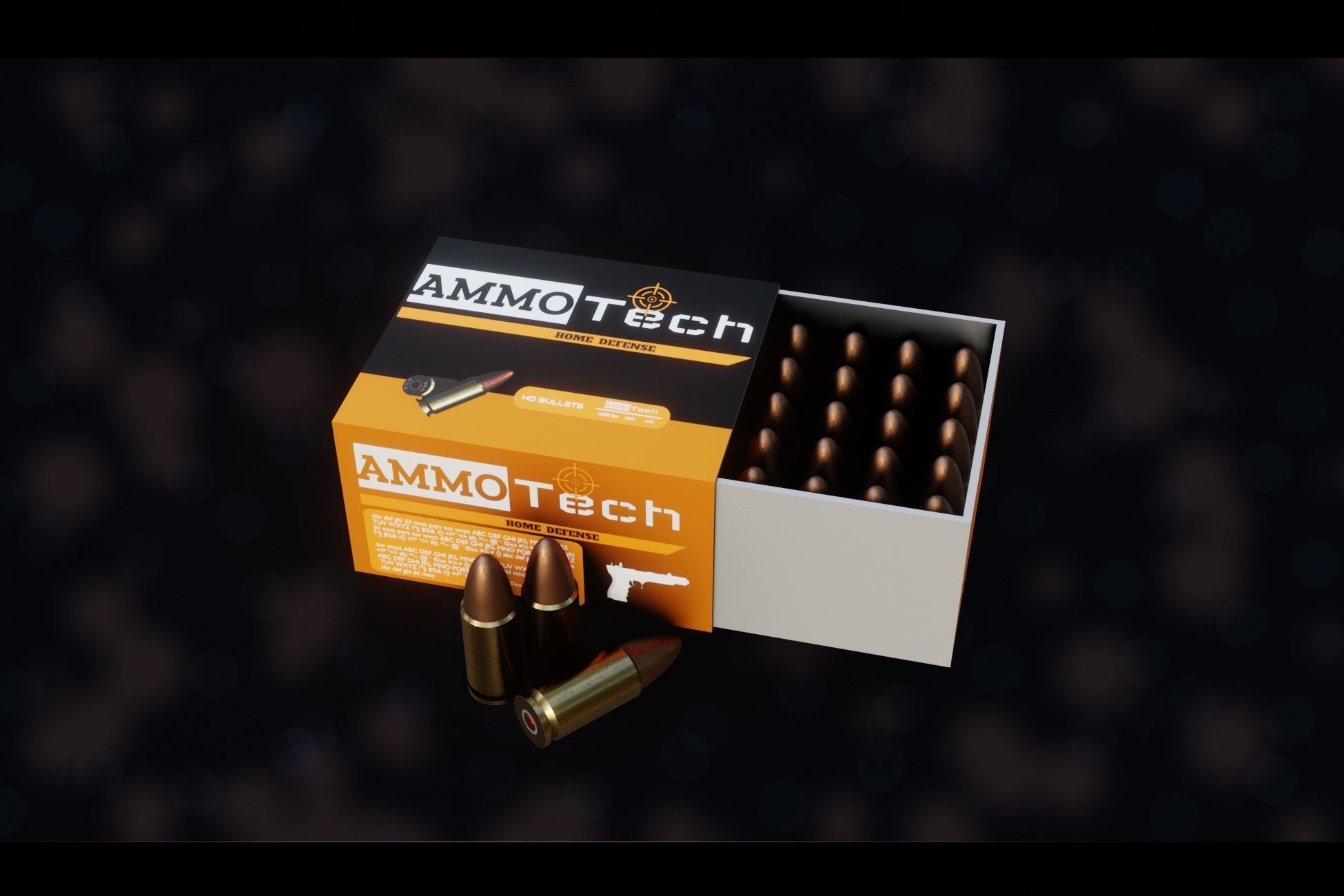 NZ 9mm Ammo Free low-poly 3D model_18