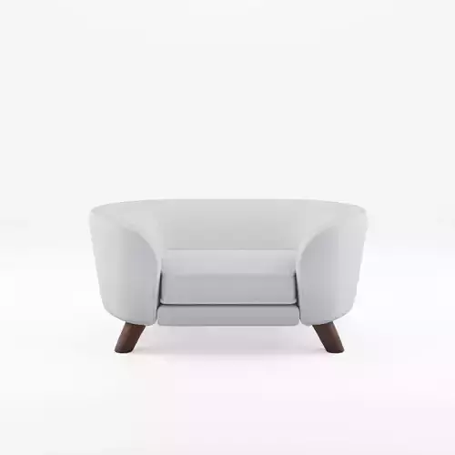 3D Model of Dog Cat Sofa Low-poly 3D model