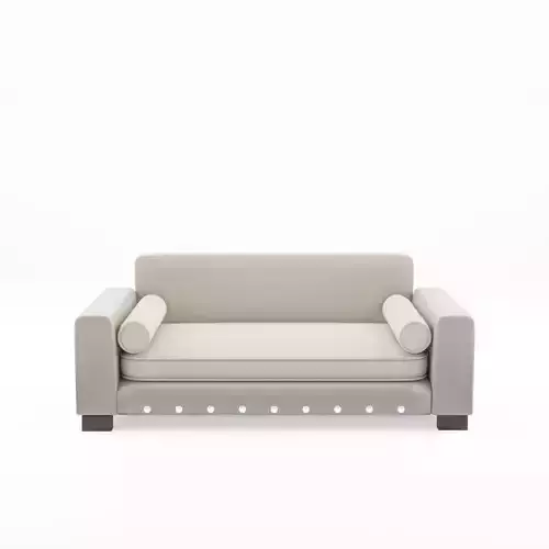 3D Model of Dog Cat Sofa Low-poly 3D model
