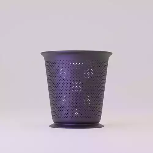 Mini desktop waste bin or dustbin for 3d printing 3D print model