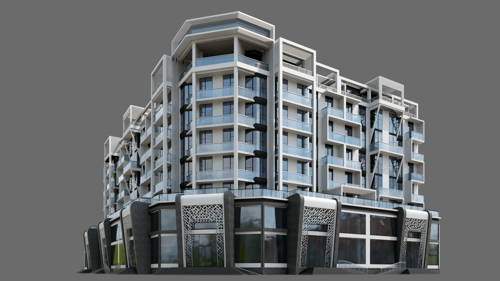 Residental Building ID025 3D model_5