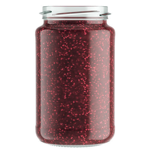 JAR OF RASPBERRY JAM 3D model 2