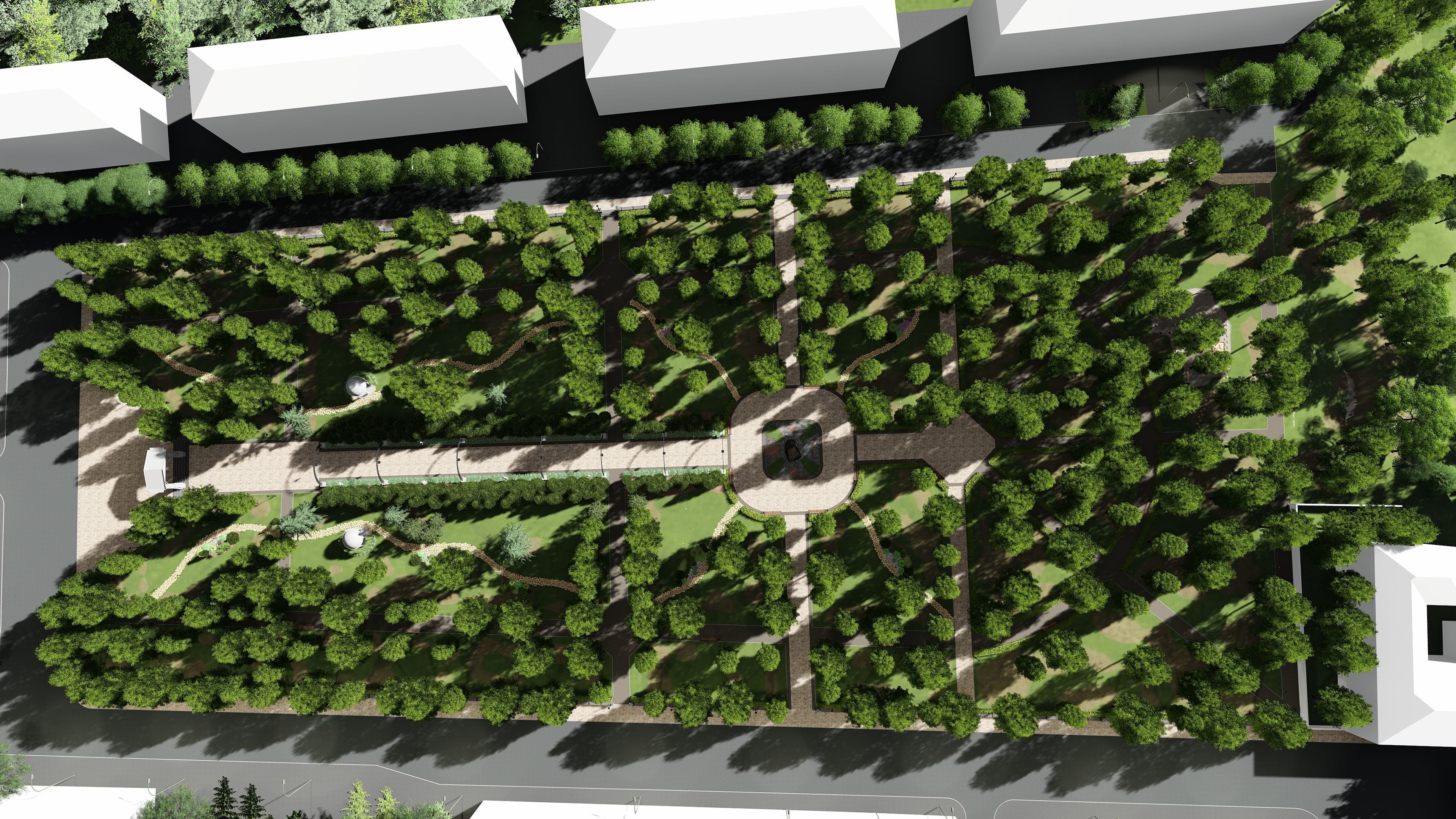 3D model of the city park 3D model_20