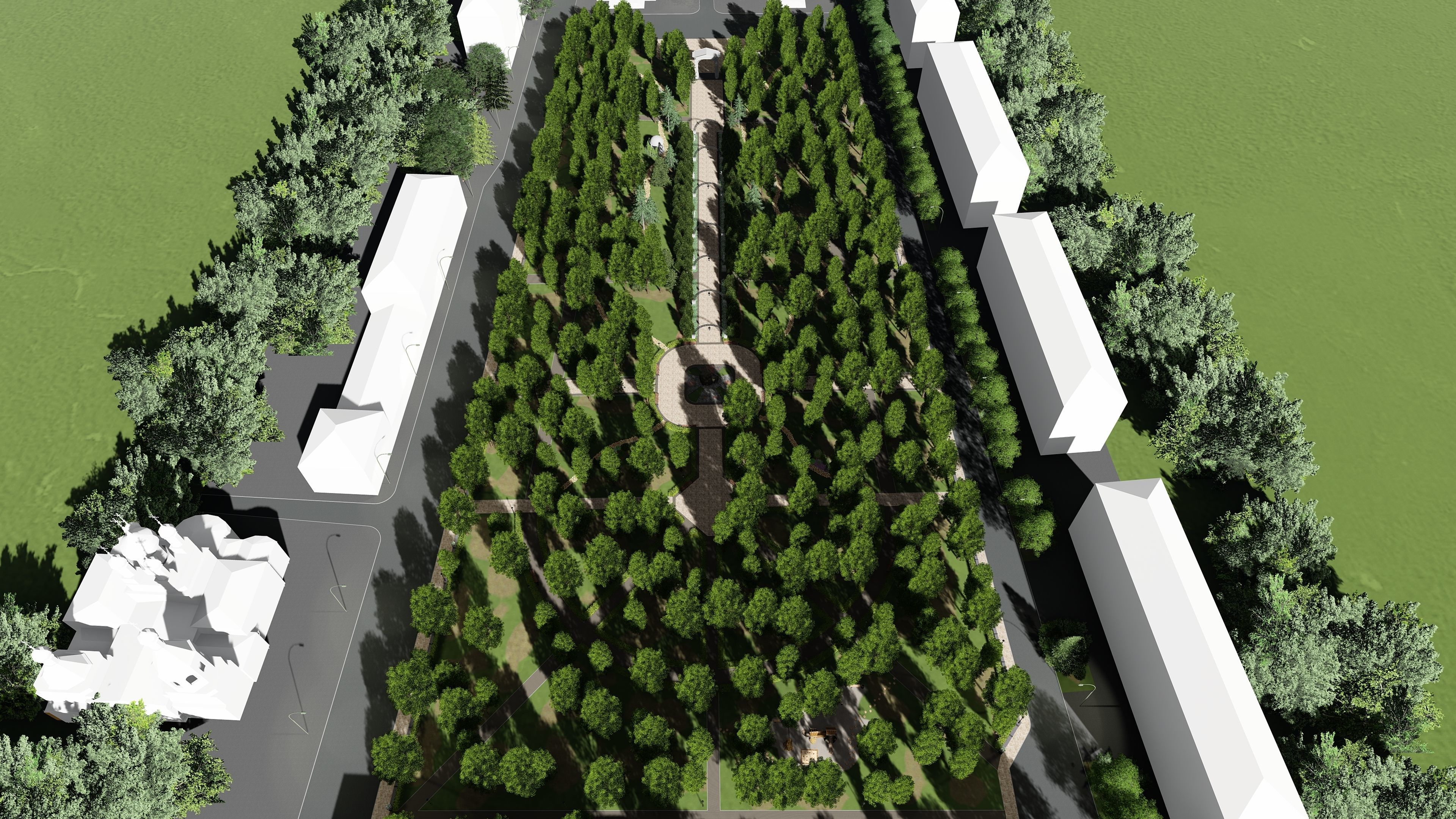 3D model of the city park 3D model_13