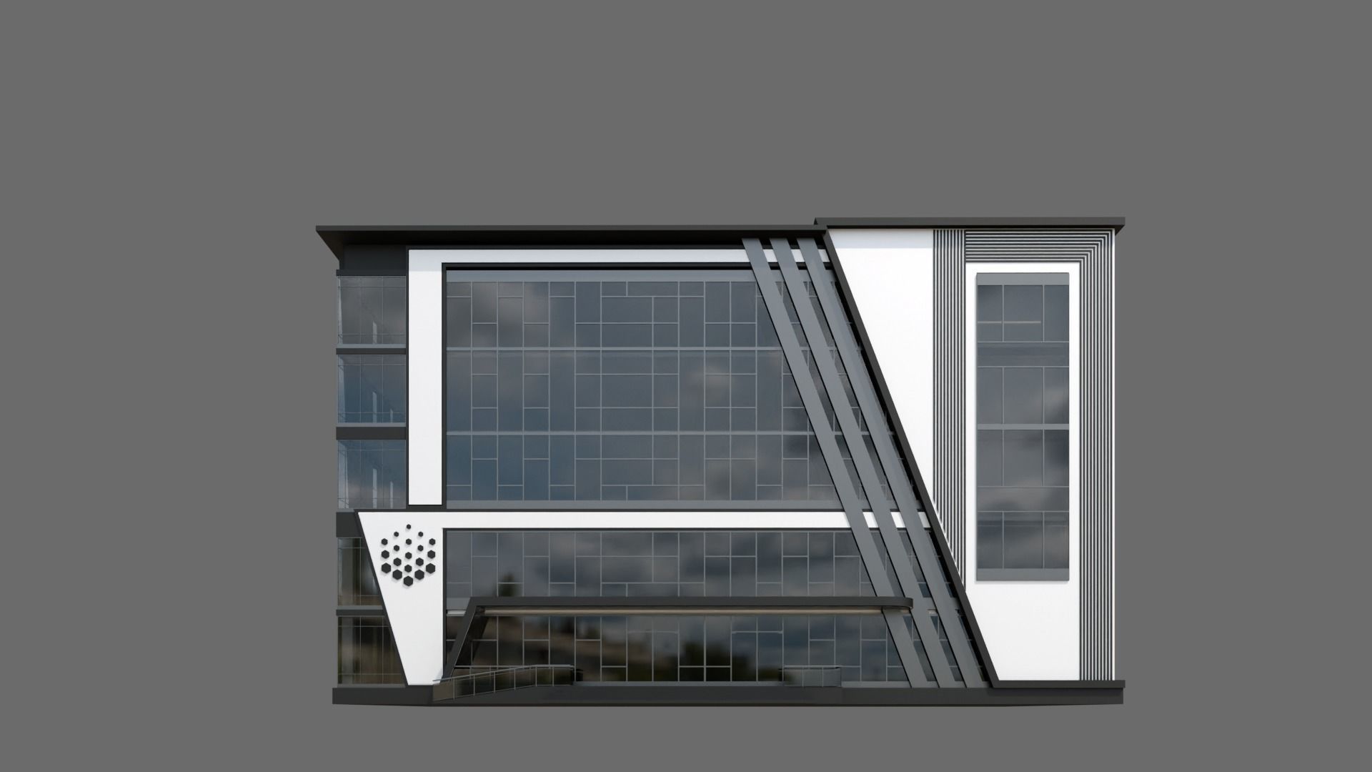 Office Building ID028 3D model_2