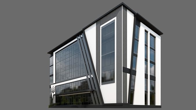 Office Building ID028 3D model