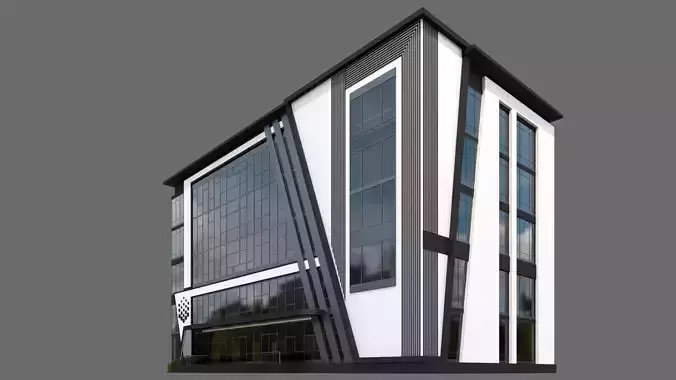 Office Building ID028 3D model