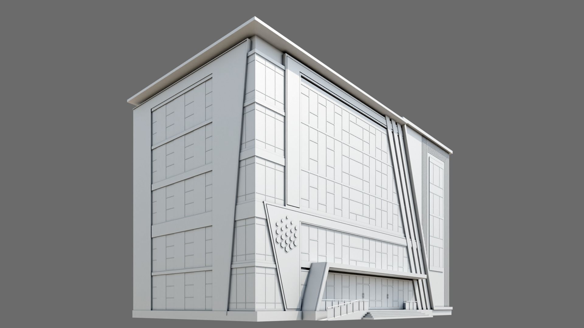 Office Building ID028 3D model_6