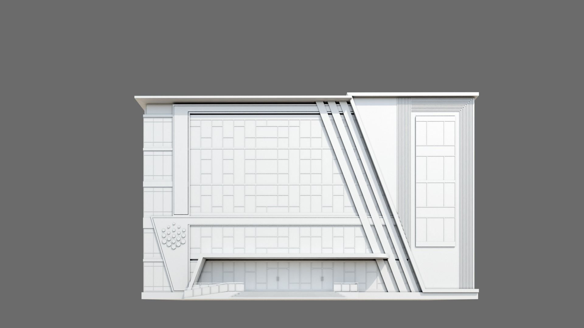 Office Building ID028 3D model_3