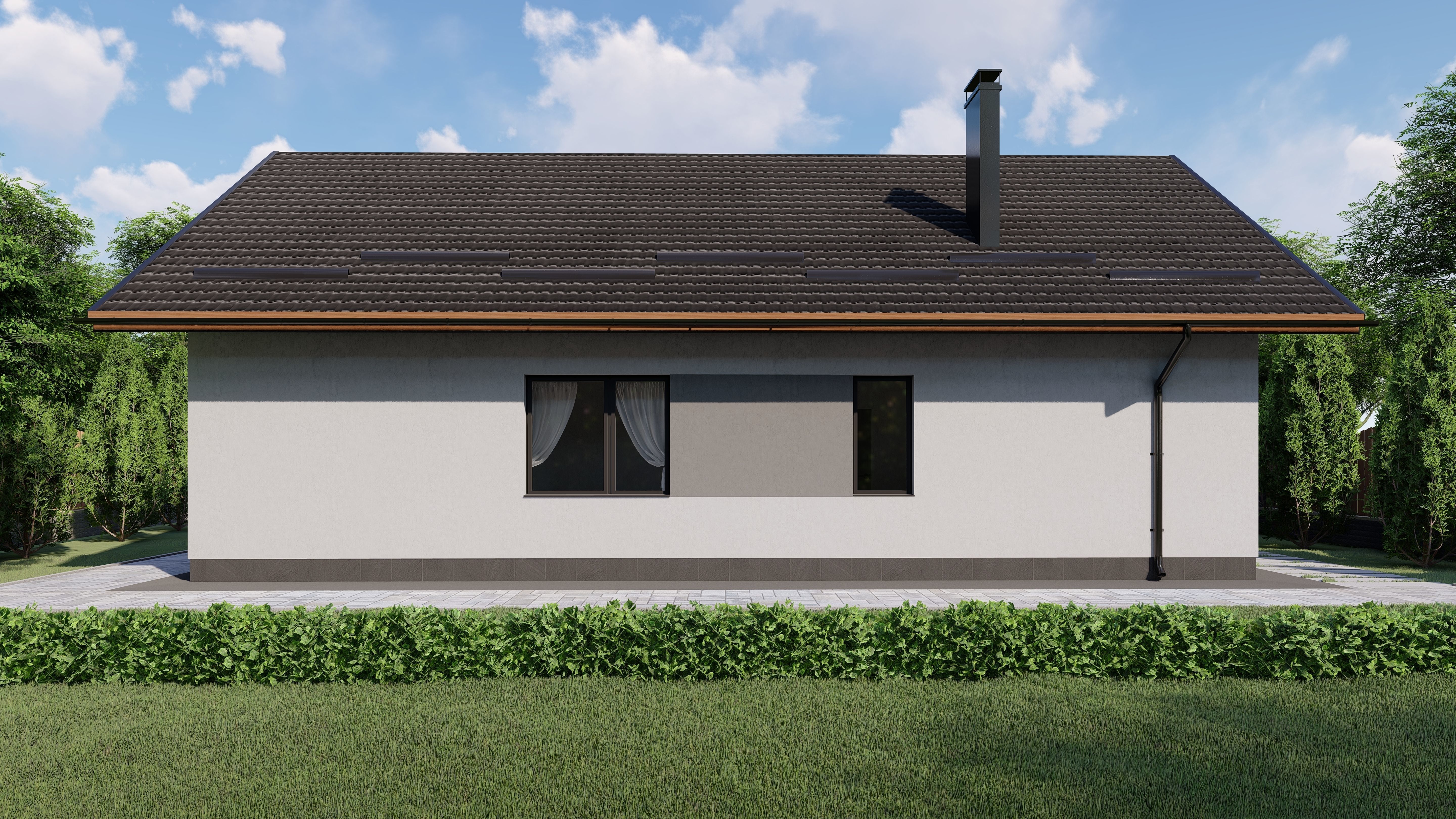 3D model of a country house 3D model_3