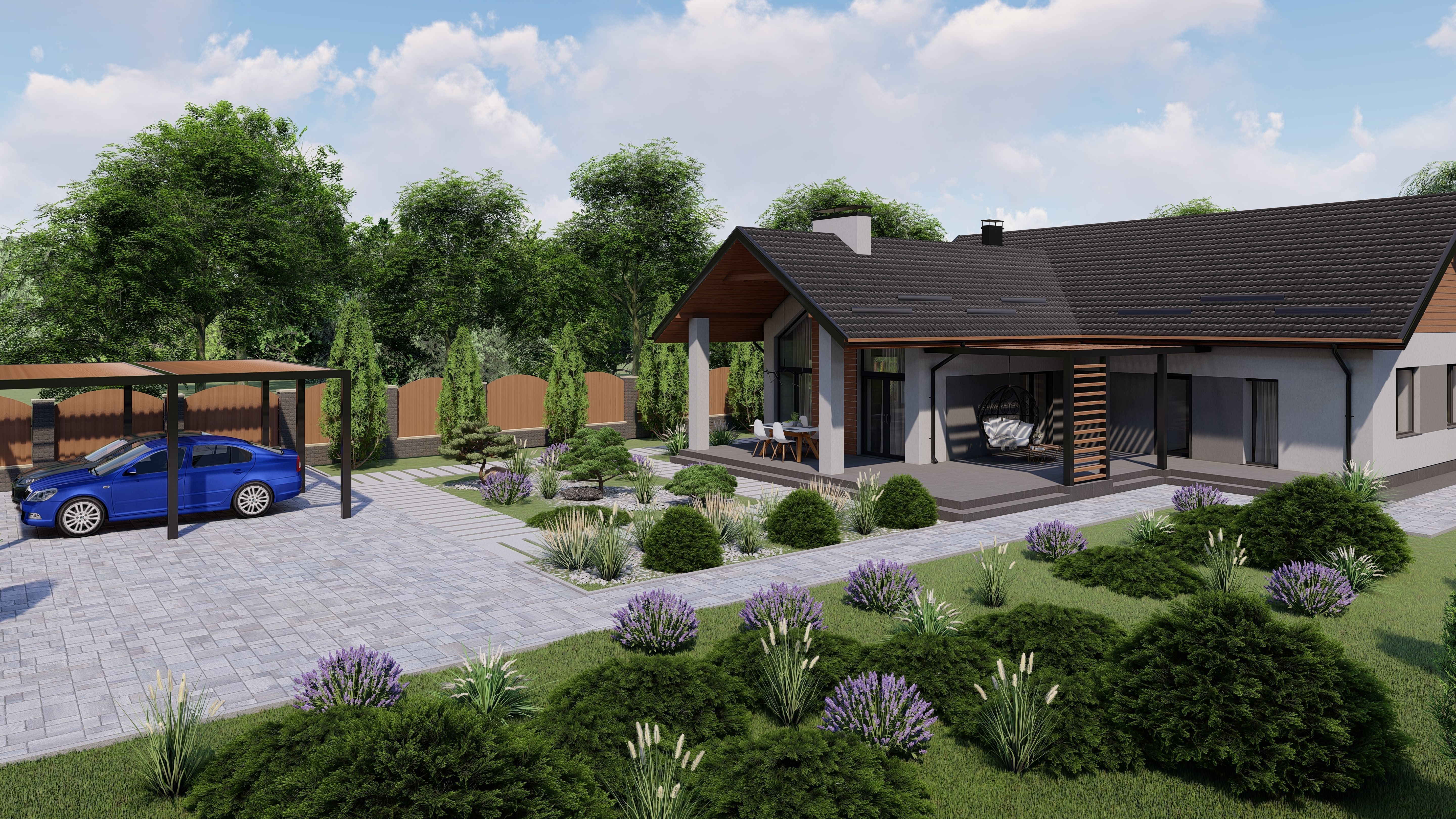 3D model of a country house 3D model_7