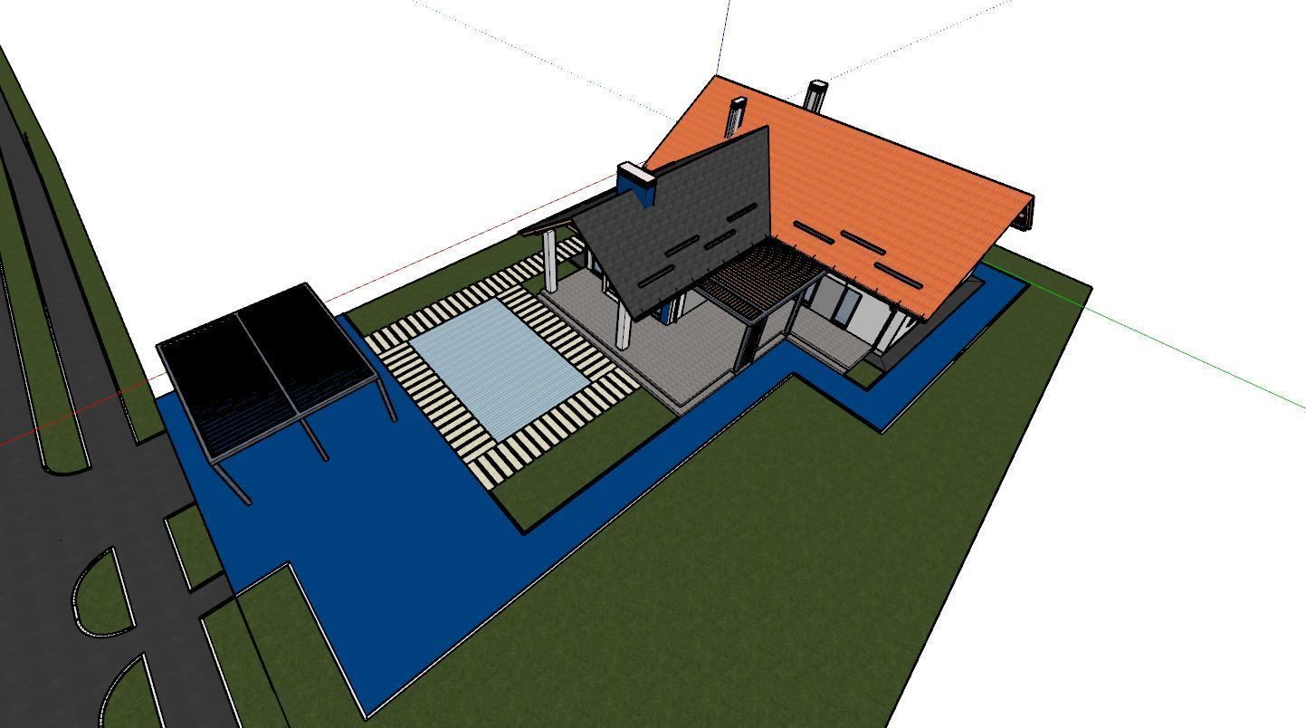 3D model of a country house 3D model_9