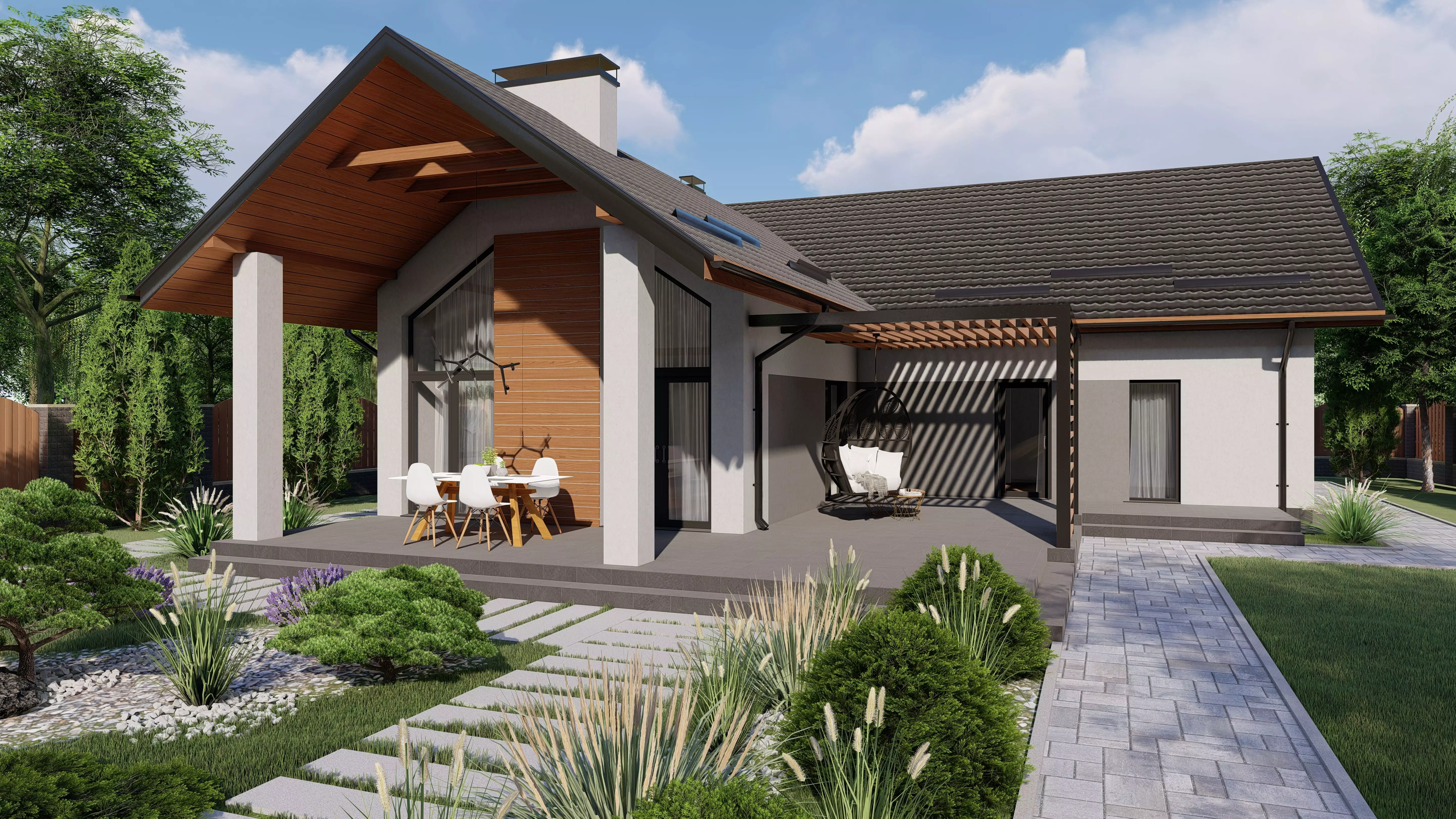 3D model of a country house 3D model_0