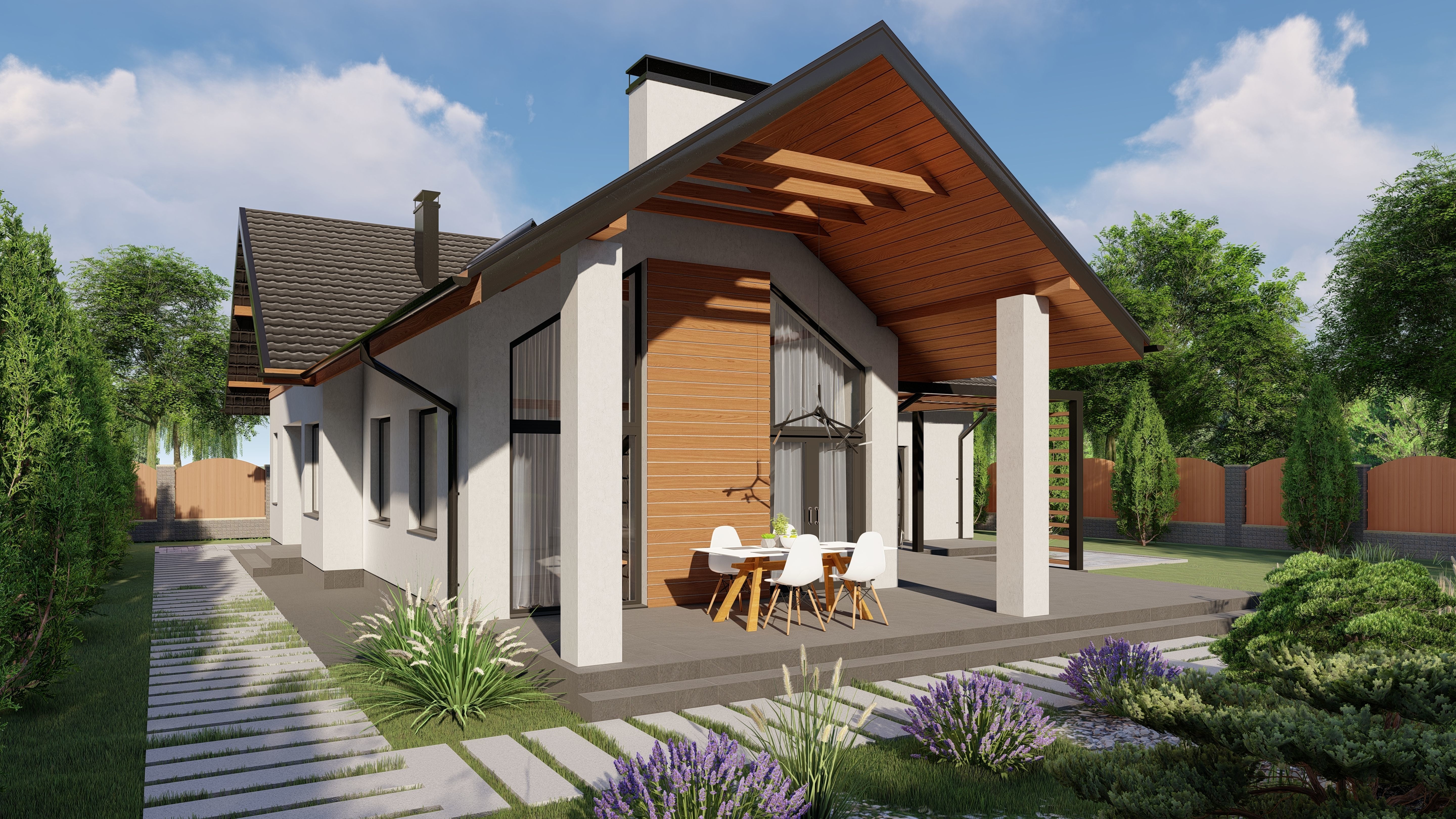 3D model of a country house 3D model_1