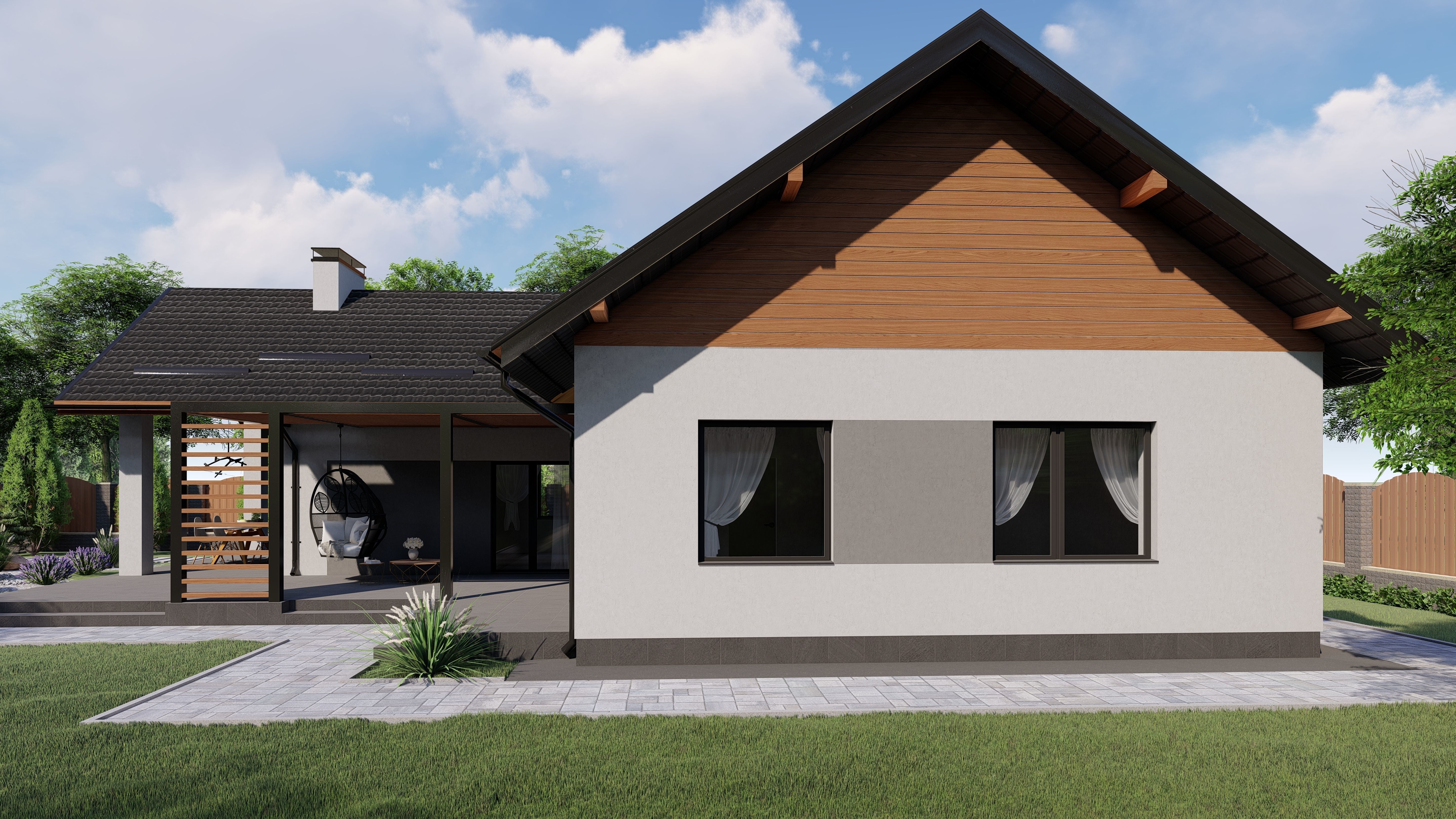 3D model of a country house 3D model_4