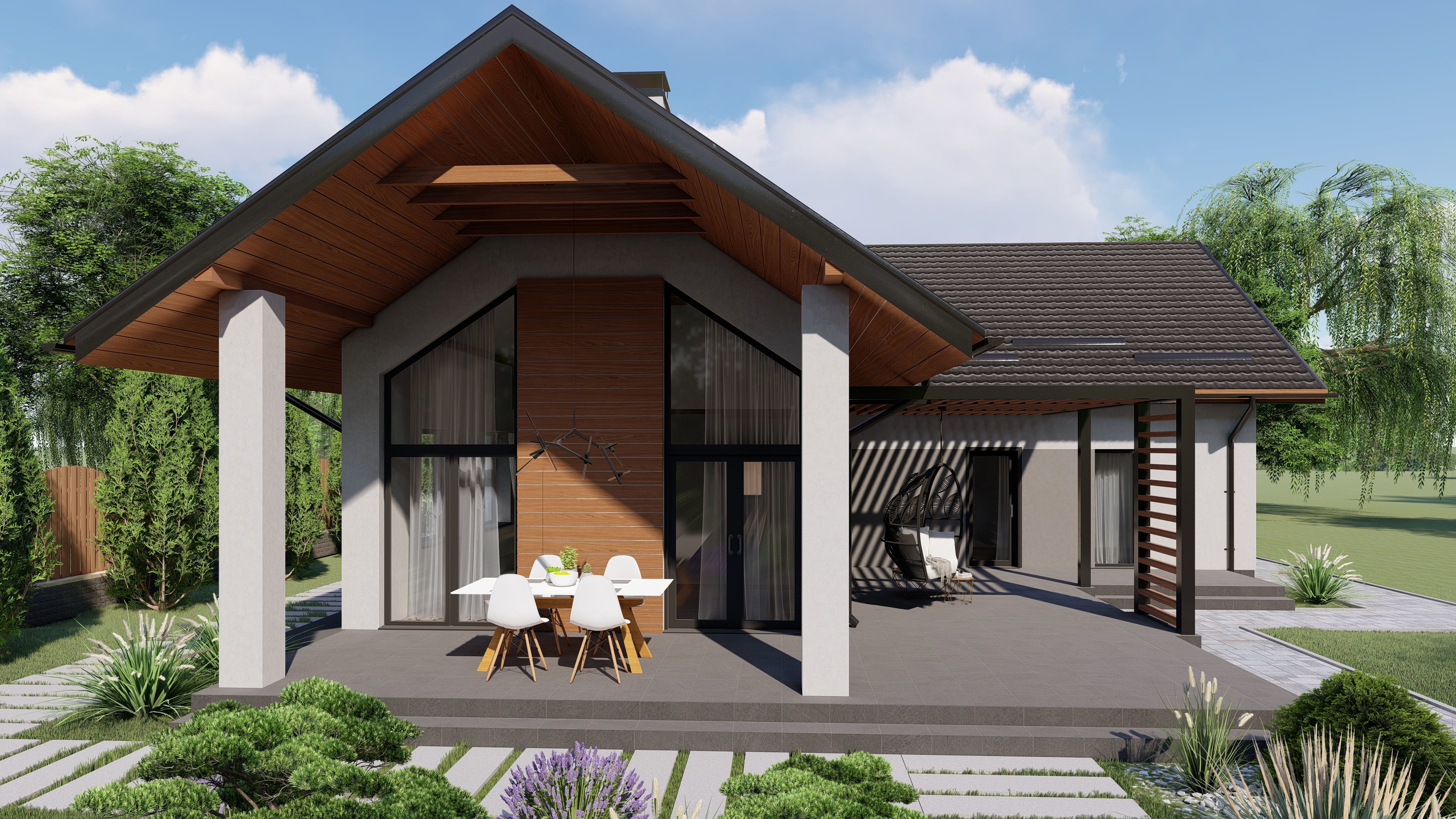 3D model of a country house 3D model_5