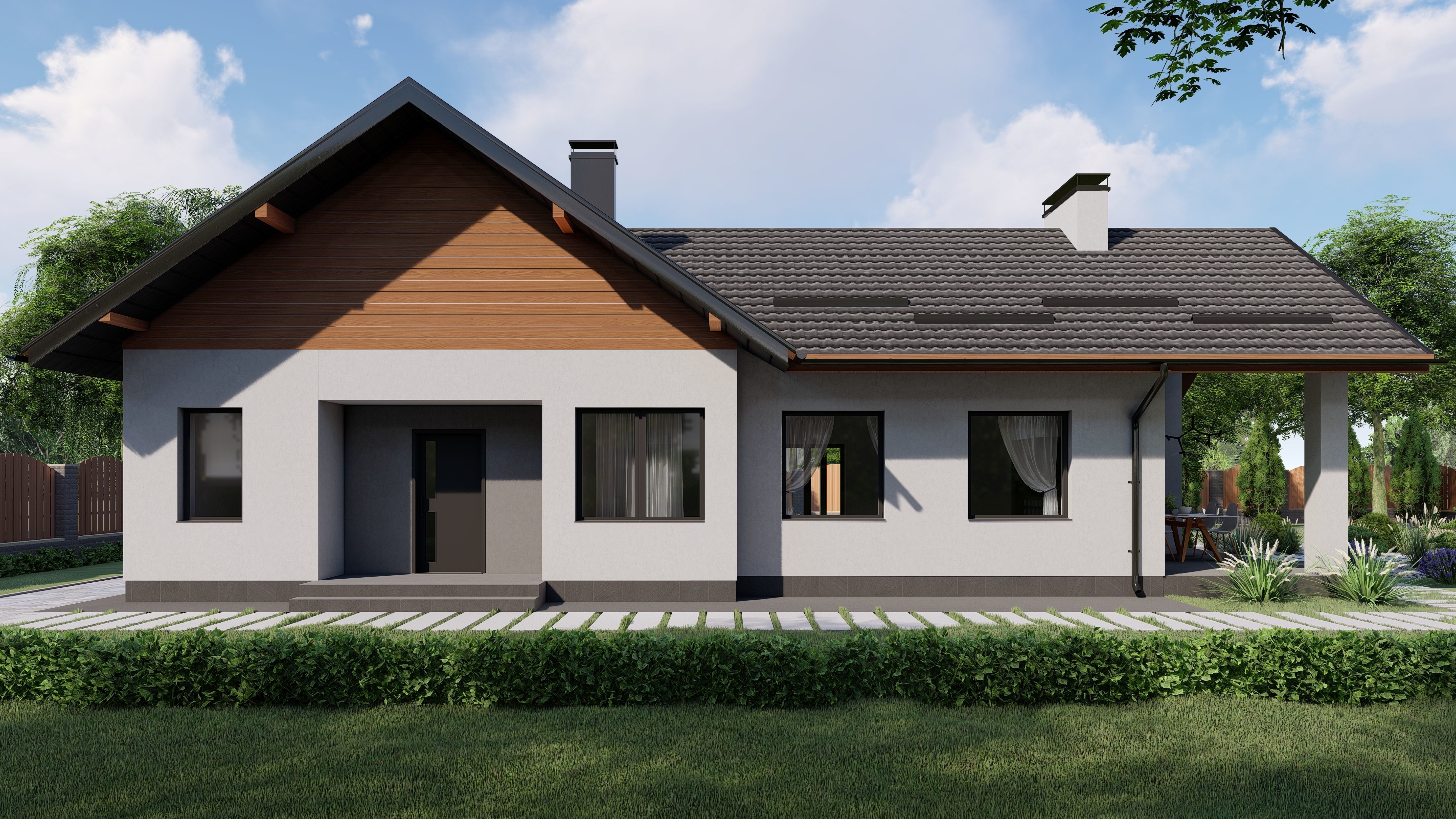 3D model of a country house 3D model_2