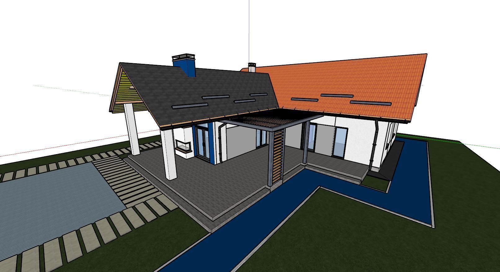 3D model of a country house 3D model_8