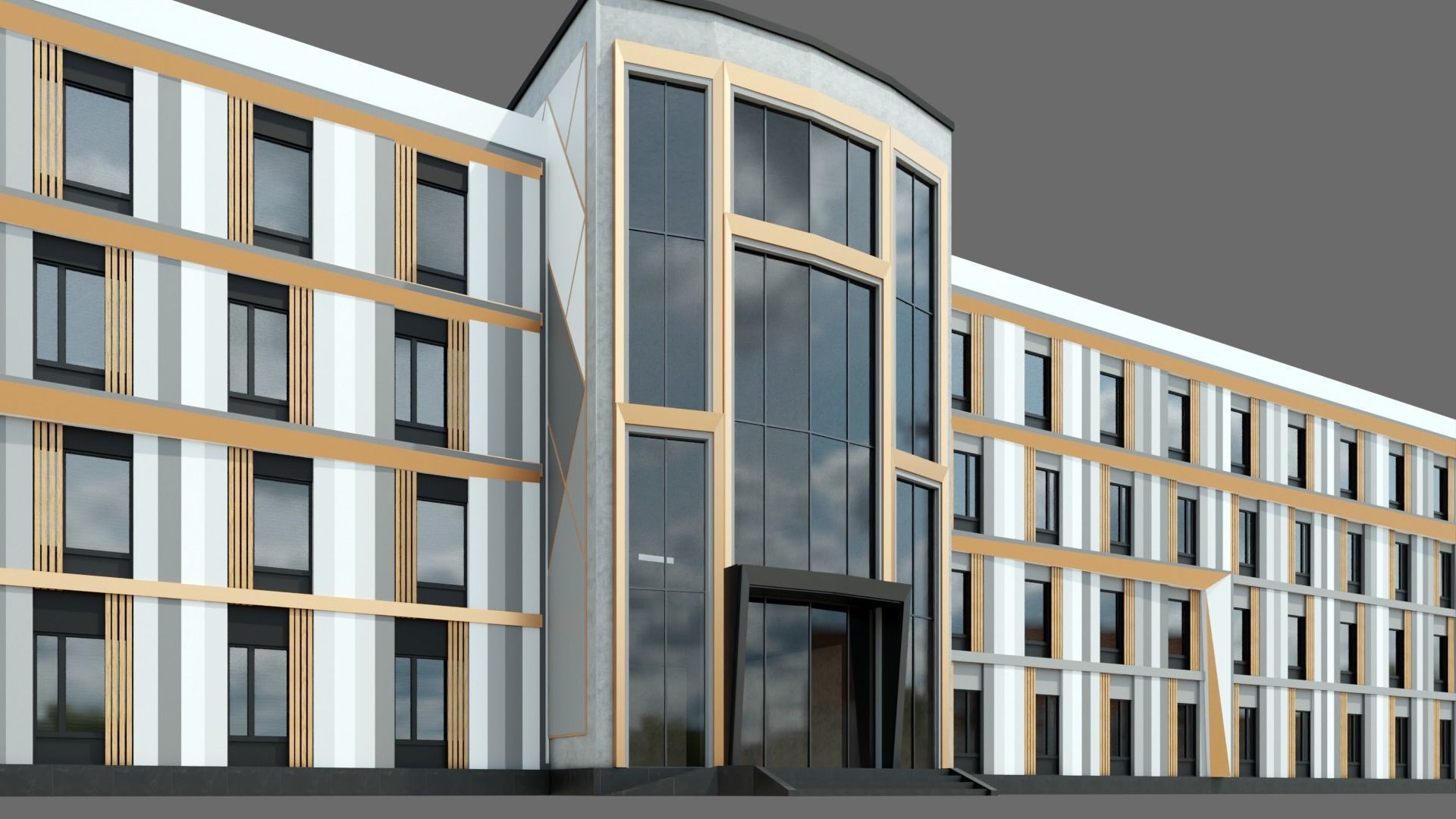 High School ID029 3D model_2