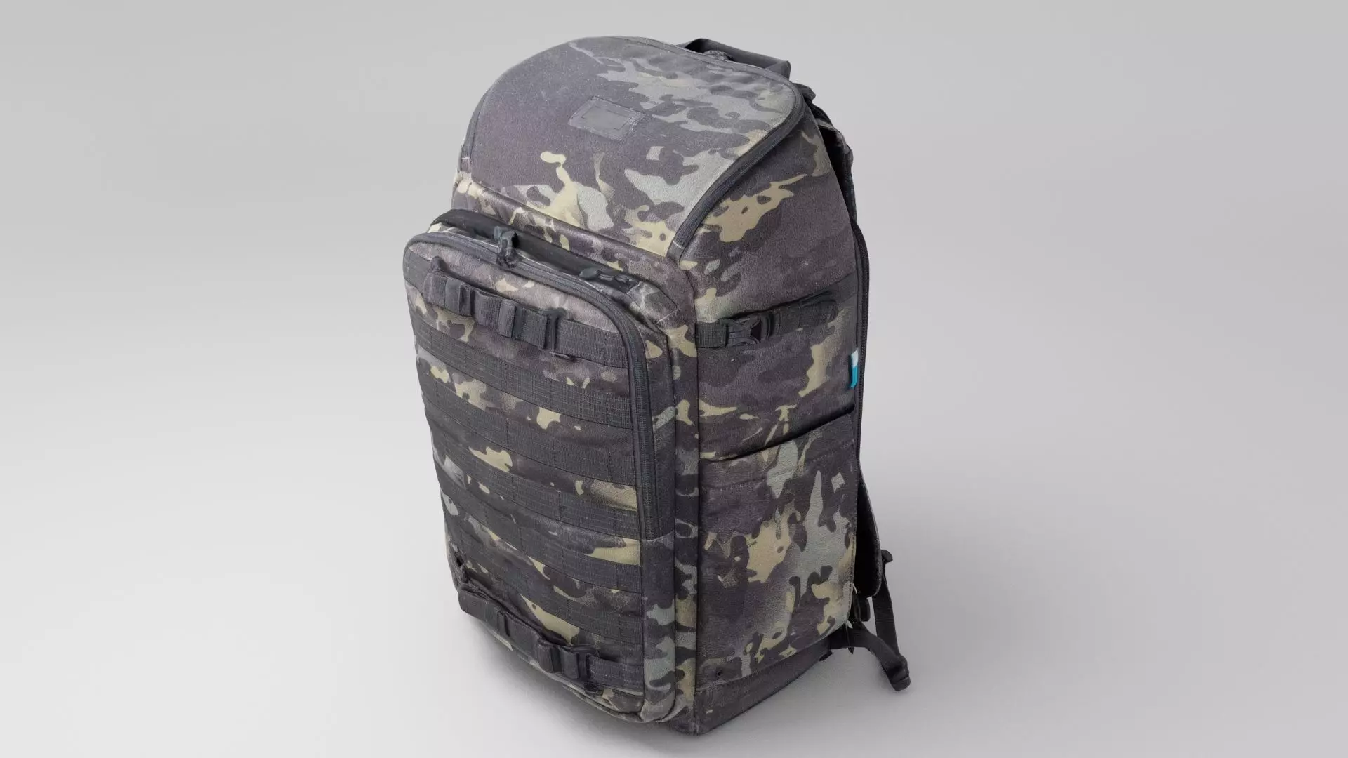 Tactical military backpack for soldiers 3D model