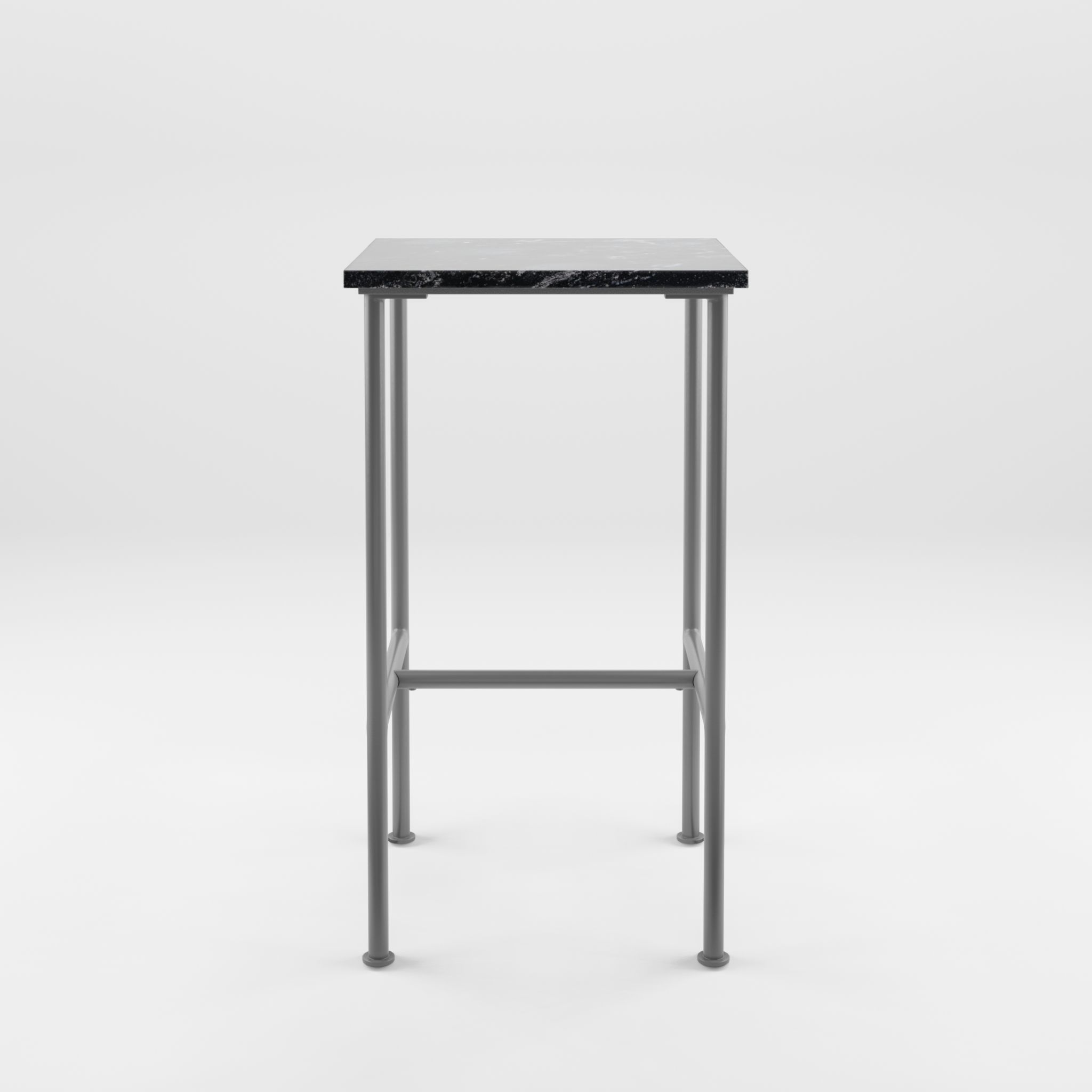 3D Model of a small side table Low-poly 3D model_2